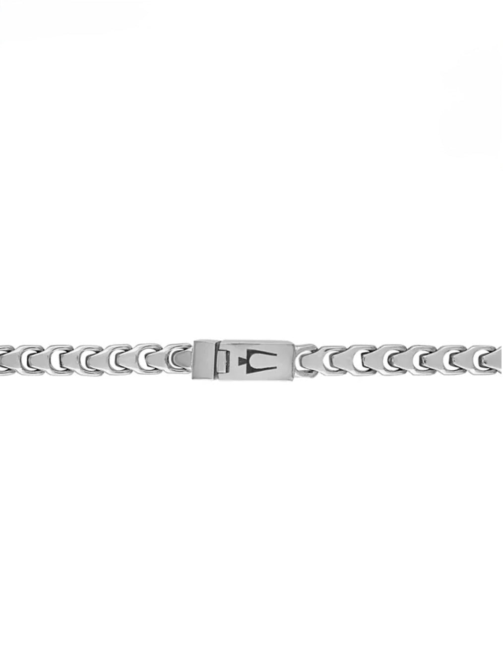 Bulova Men's Link Chain 22" Necklace in Stainless Steel - NWT
