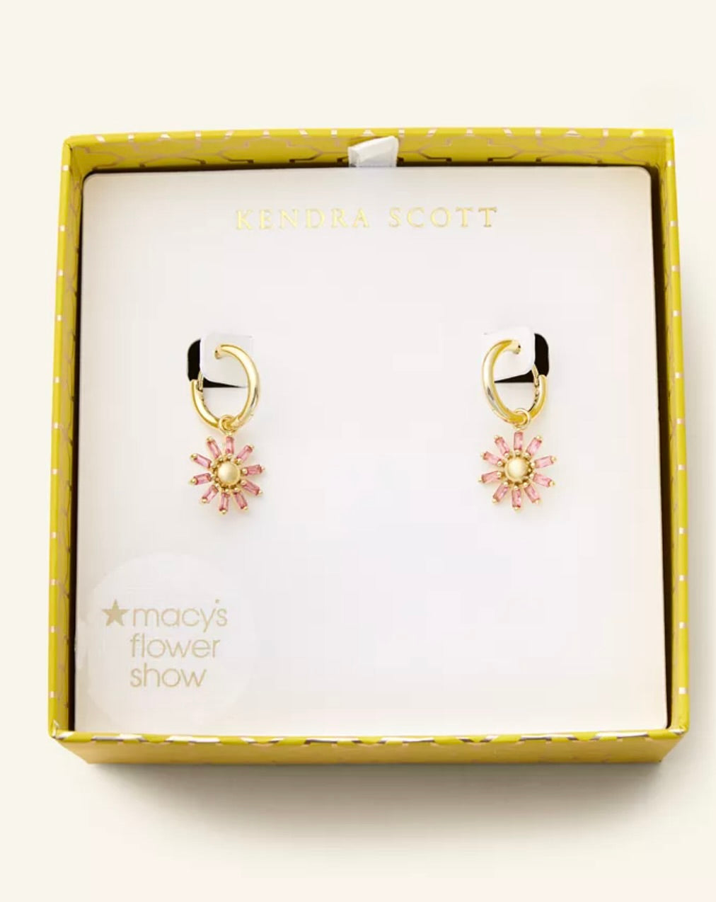 Kendra Scott Macy's Flower Show Madison Daisy Earrings - New in Box