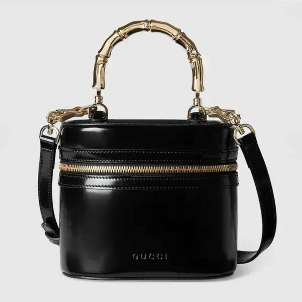 7284 - Gucci Mini Vanity Bag with bamboo handle - NWT