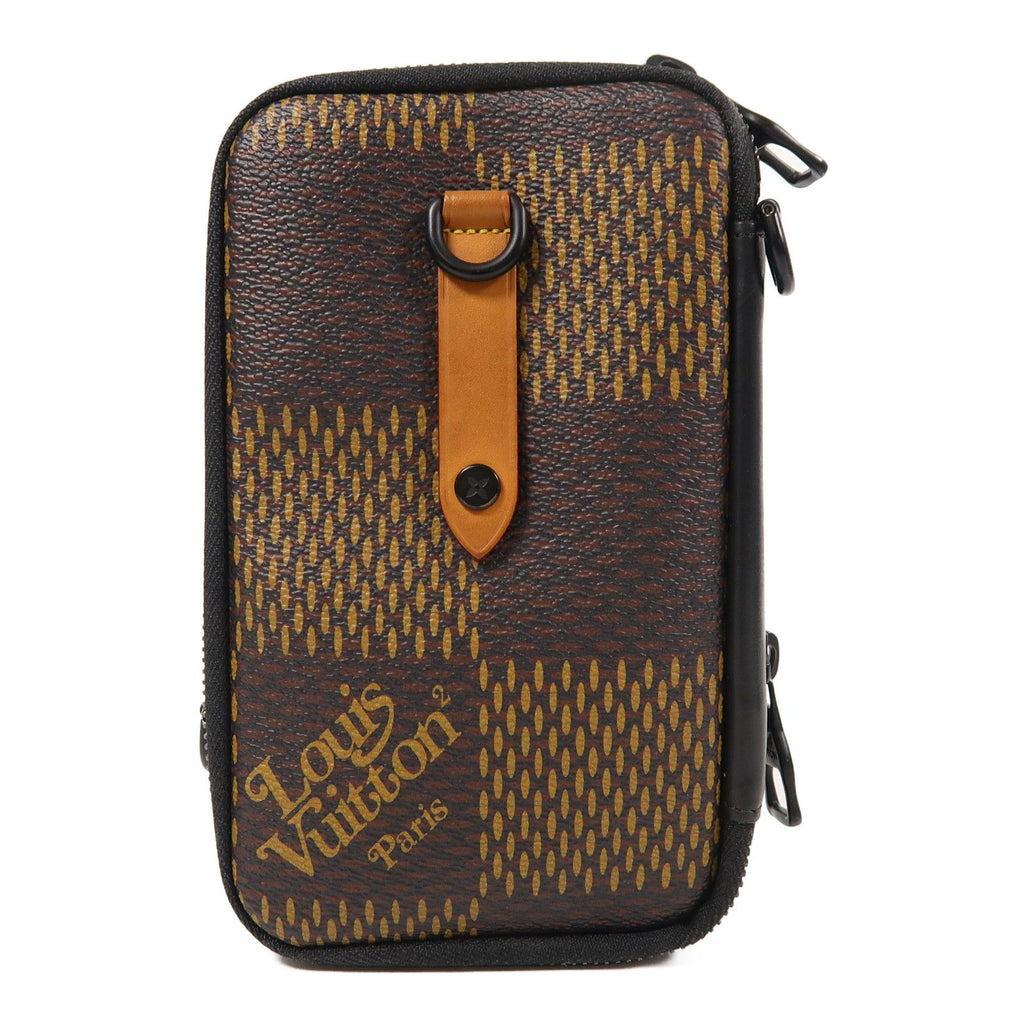 LOUIS VUITTON x Nigo Damier Phone Pouch Wallet
