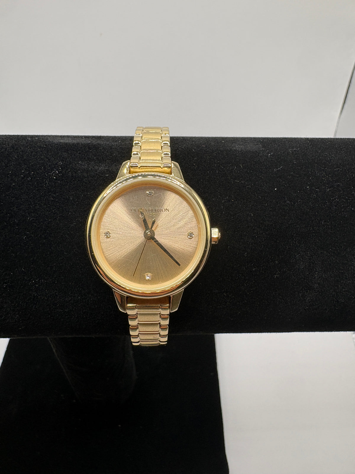 Olivia Burton Women's Mini Classic Gold Tone Stainless Steel Bracelet Watch, 23mm - New