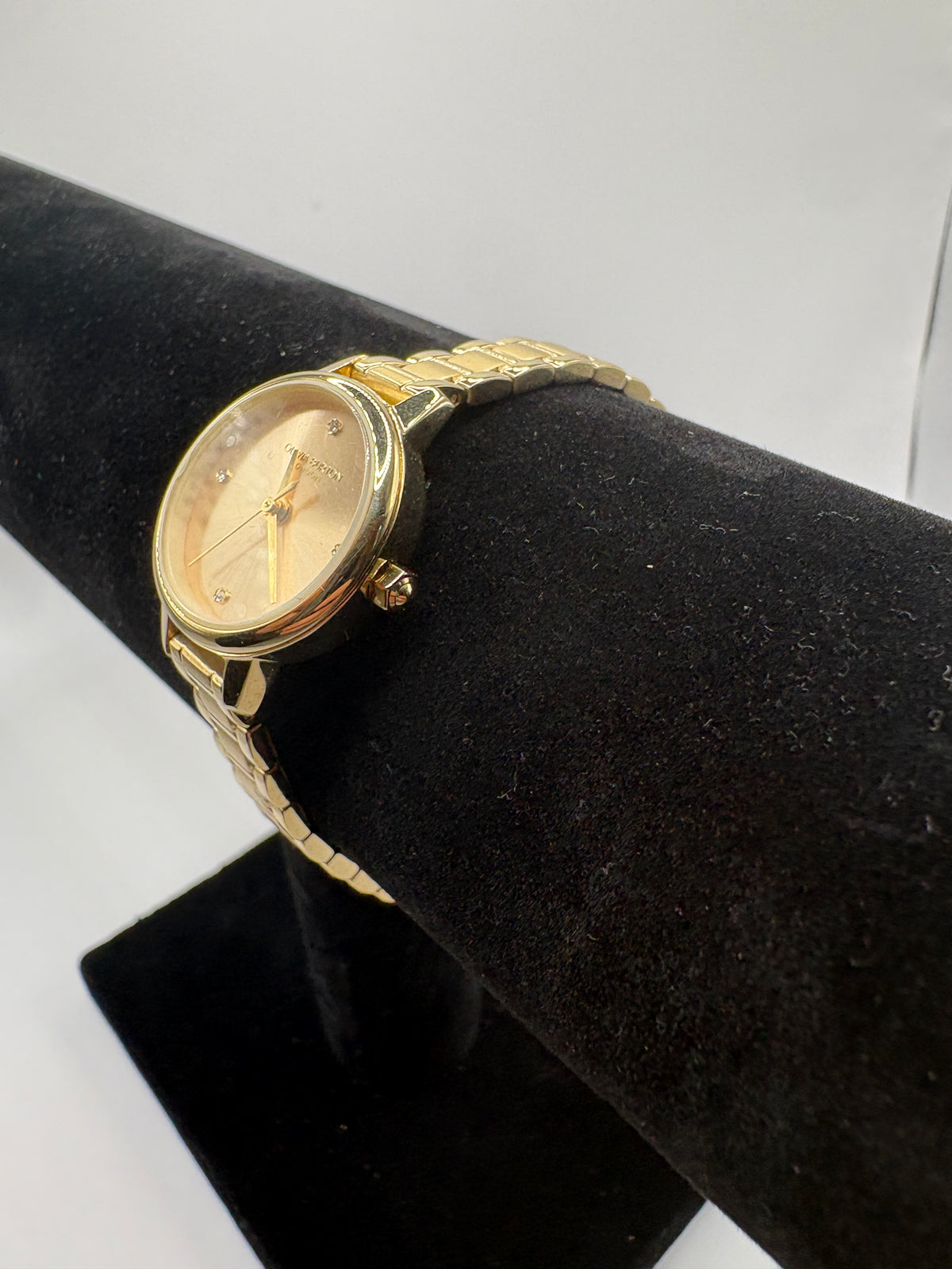 Olivia Burton Women's Mini Classic Gold Tone Stainless Steel Bracelet Watch, 23mm - New