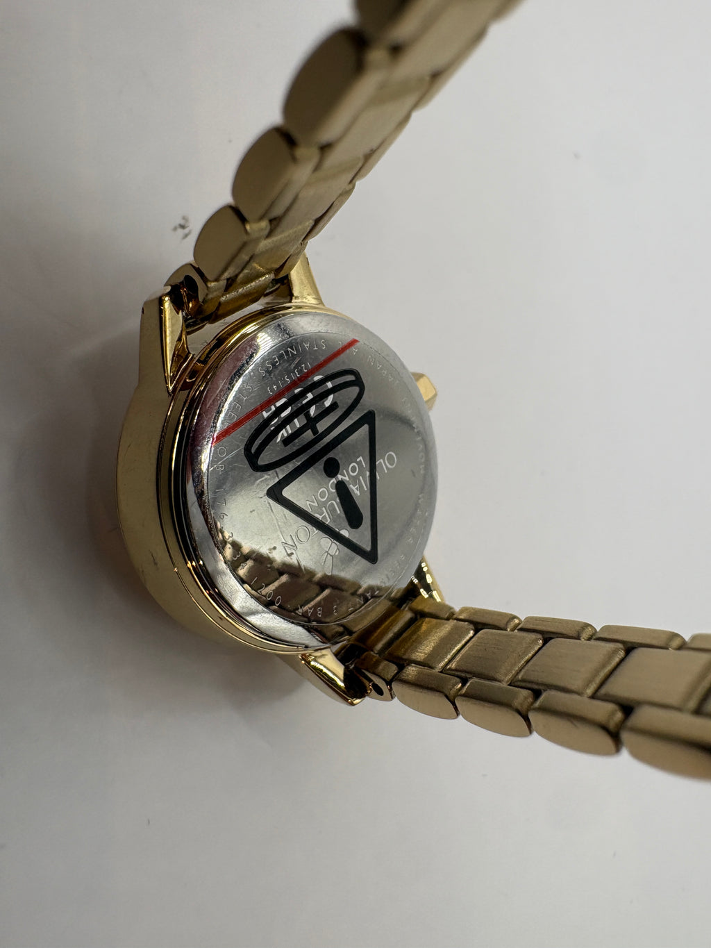 Olivia Burton Women's Mini Classic Gold Tone Stainless Steel Bracelet Watch, 23mm - New