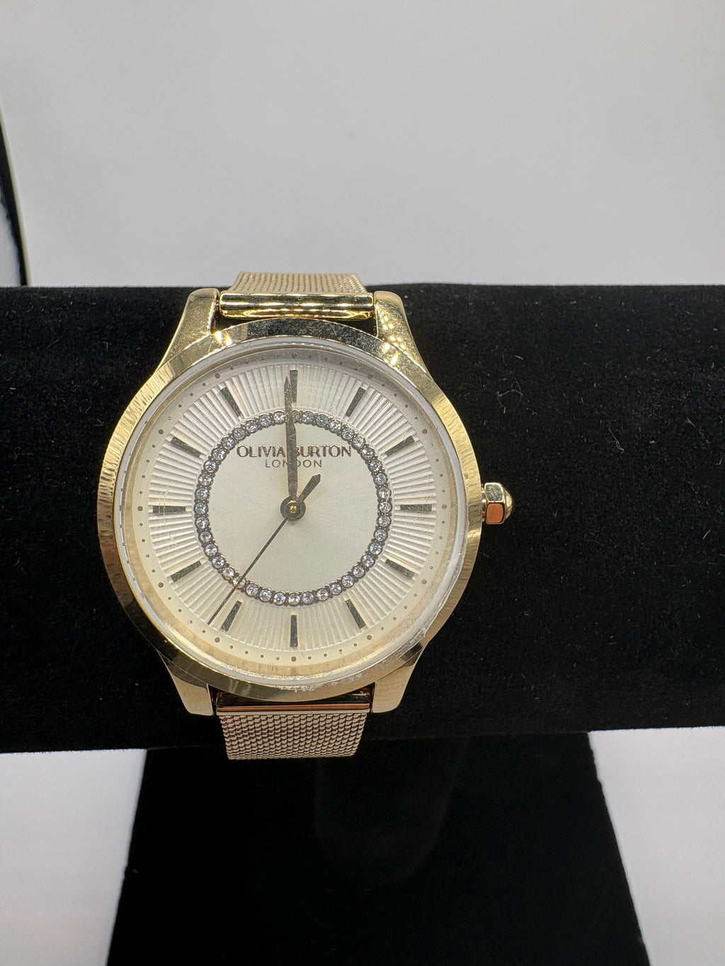 Olivia Burton London Wonderlust Gold-Tone Mesh Bracelet Women's Watch