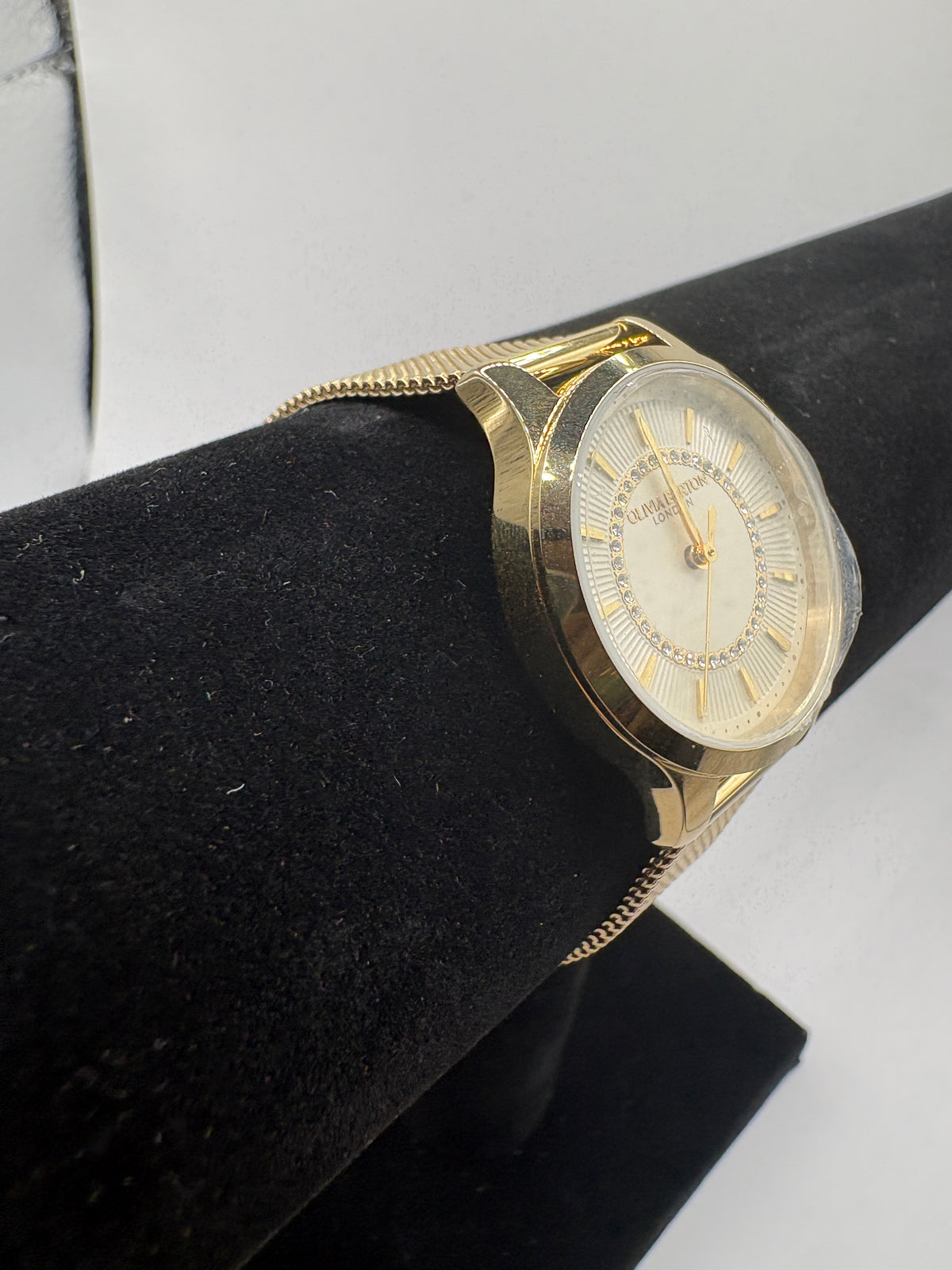 Olivia Burton London Wonderlust Gold-Tone Mesh Bracelet Women's Watch