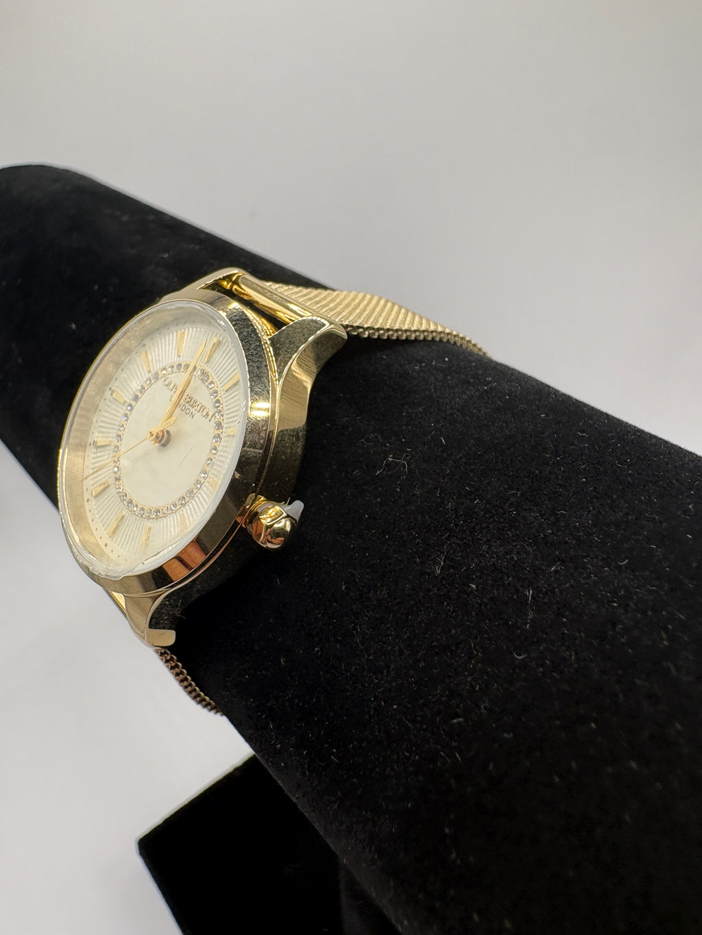 Olivia Burton London Wonderlust Gold-Tone Mesh Bracelet Women's Watch