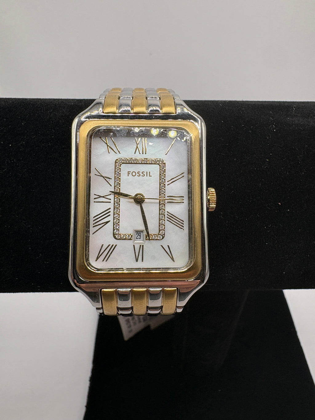 Fossil Raquel ES5305 Two-Tone Mother of Pearl Women's Quartz Watch