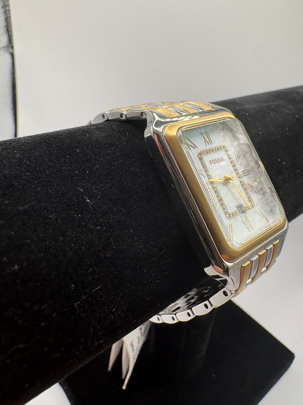 Fossil Raquel ES5305 Two-Tone Mother of Pearl Women's Quartz Watch