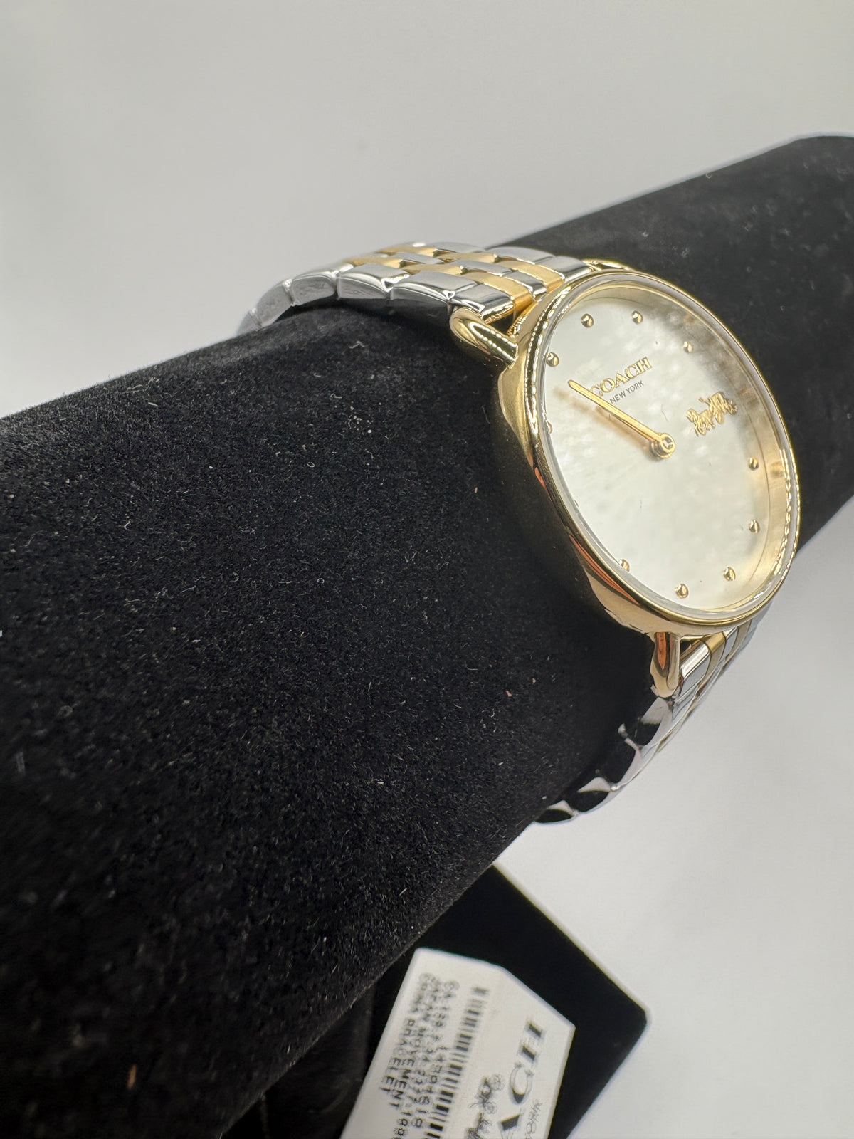 Coach Elliot 14504618 Two Tone Stainless Steel Bracelet Watch White Dial