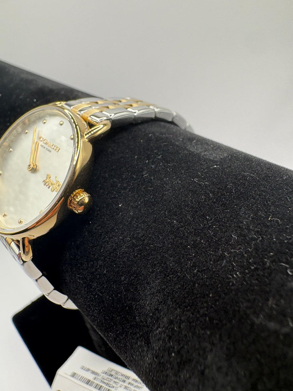 Coach Elliot 14504618 Two Tone Stainless Steel Bracelet Watch White Dial