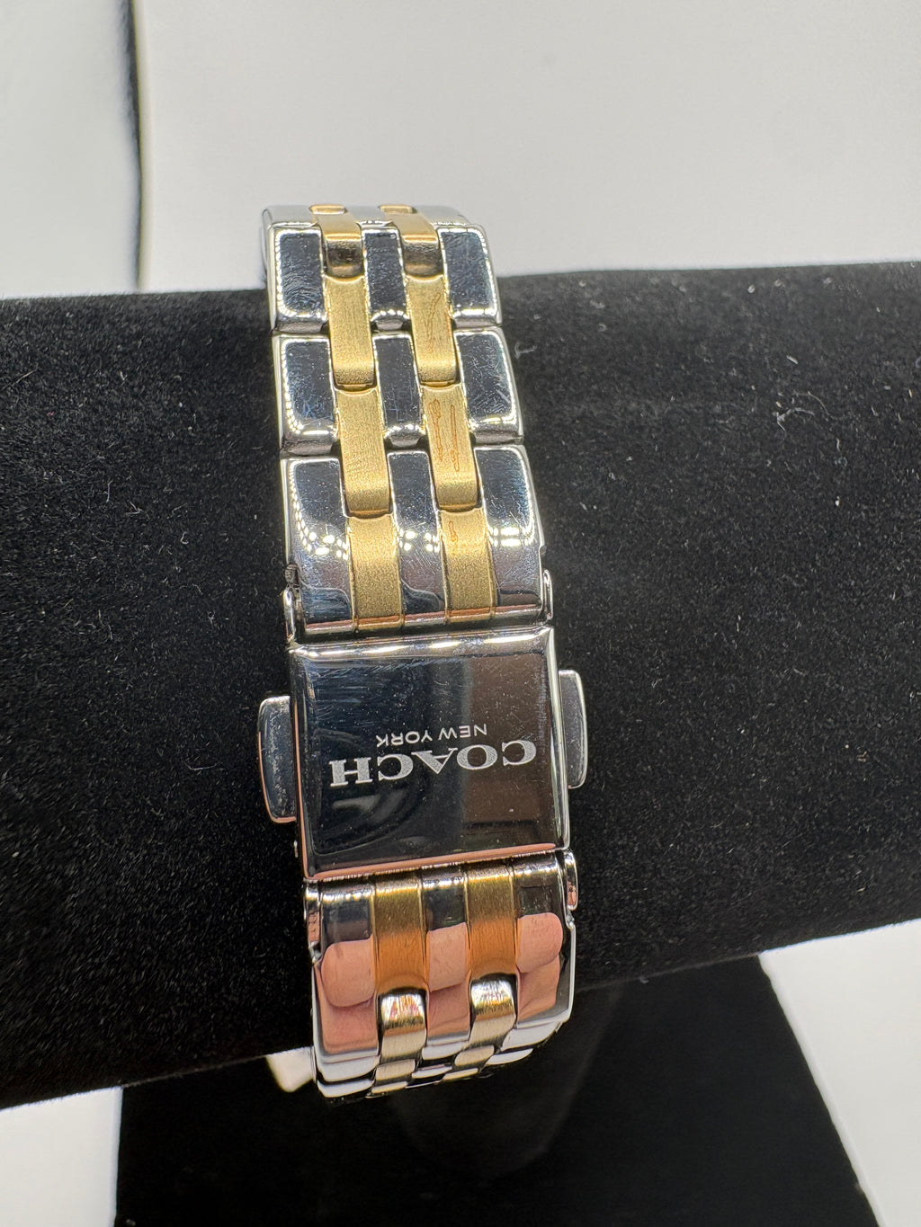 Coach Elliot 14504618 Two Tone Stainless Steel Bracelet Watch White Dial