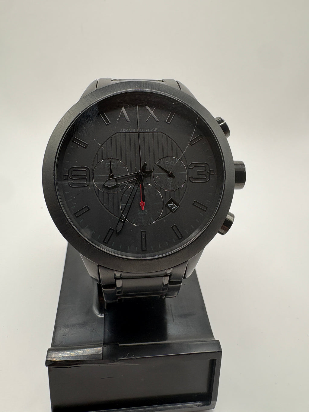 Armani Exchange AX1277 ATLC Men's Chronograph Black Stainless Steel