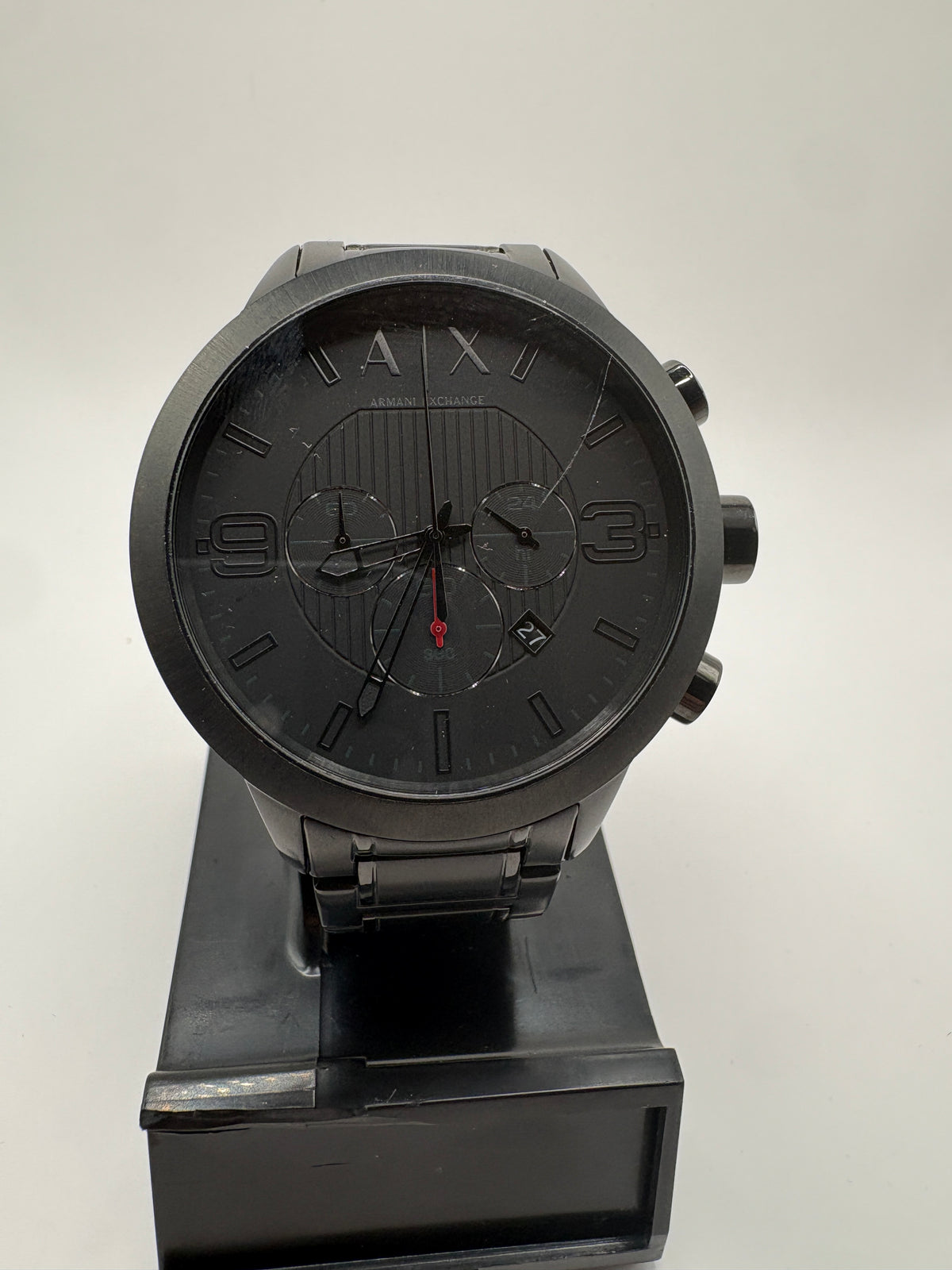Armani Exchange AX1277 ATLC Men's Chronograph Black Stainless Steel