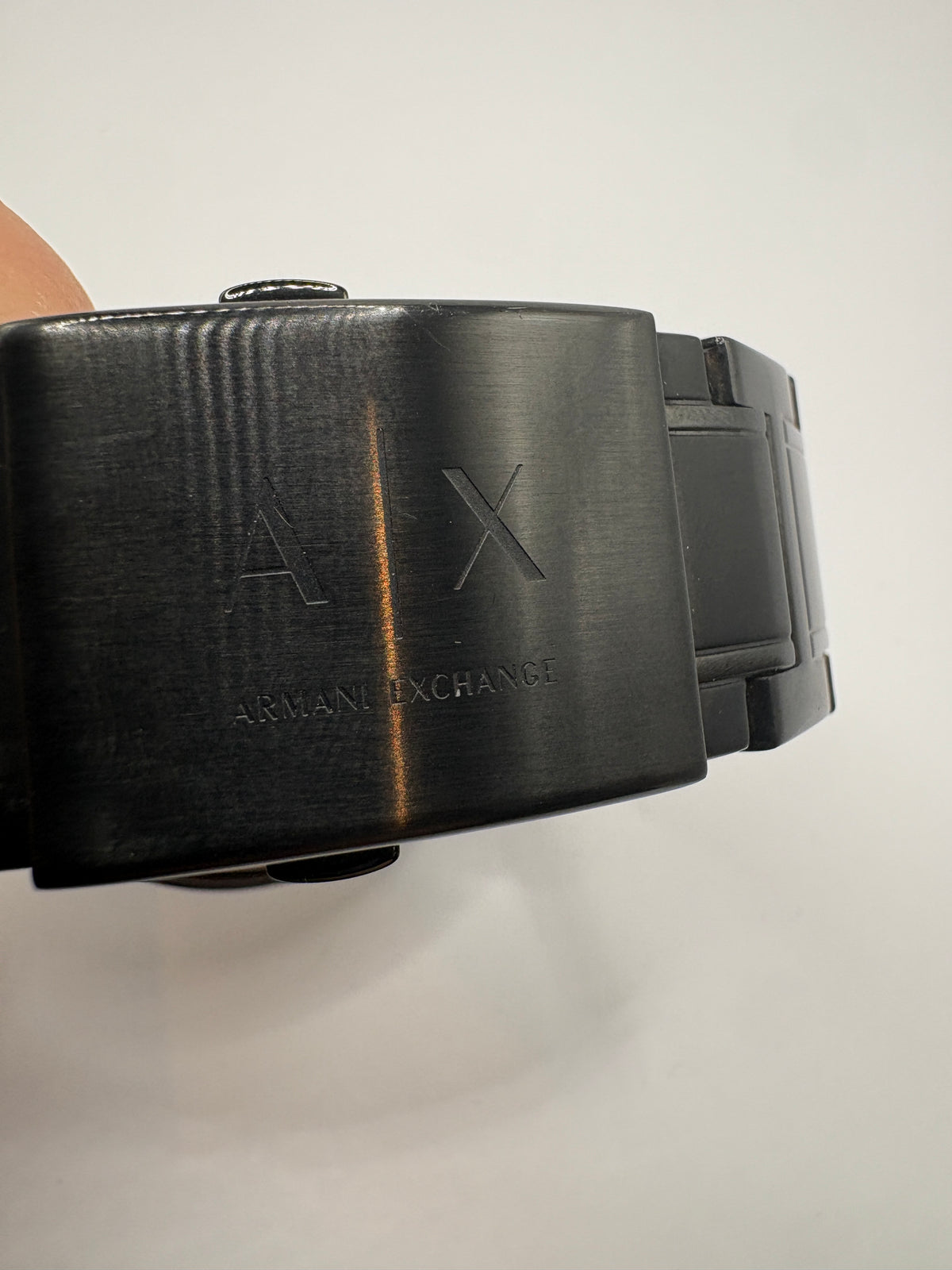 Armani Exchange AX1277 ATLC Men's Chronograph Black Stainless Steel