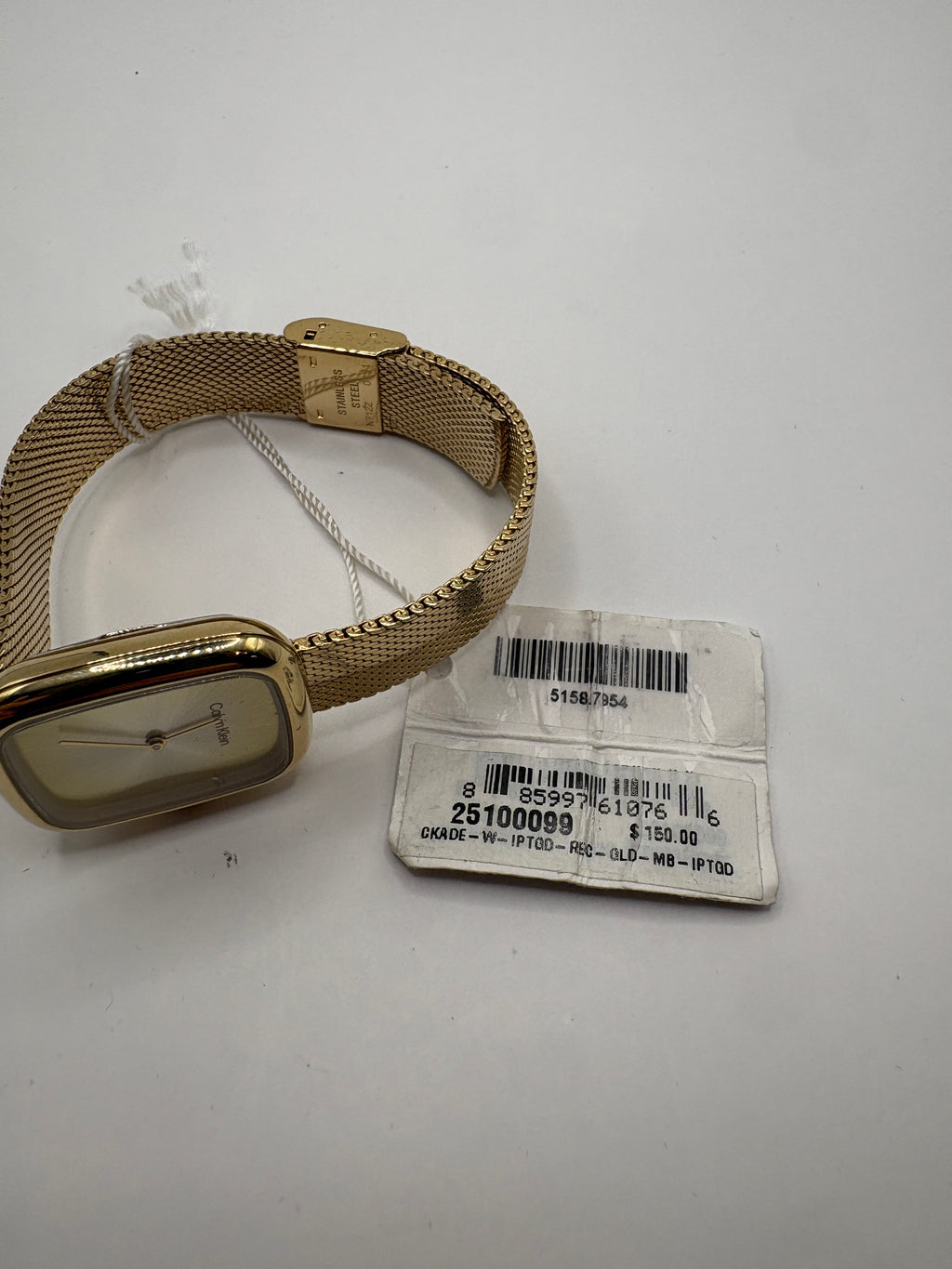 Calvin Klein Adore 25100099 Gold Tone Mesh Women's Watch