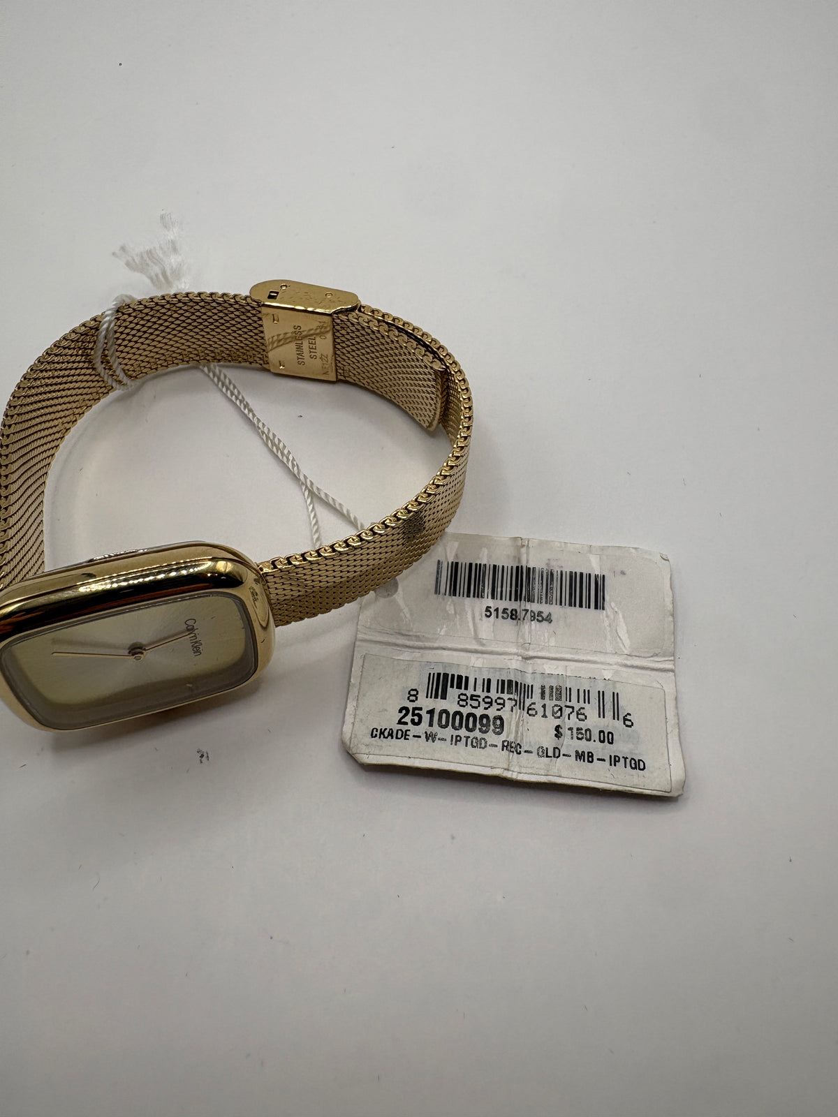 Calvin Klein Adore 25100099 Gold Tone Mesh Women's Watch