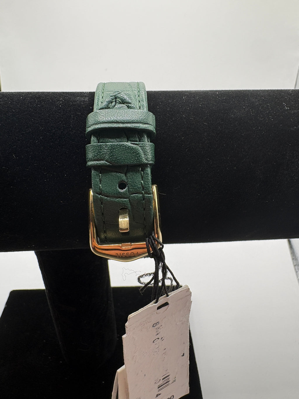 Fossil Women's Harlow Three-Hand Green Croco Leather Watch, 27mm - NWT