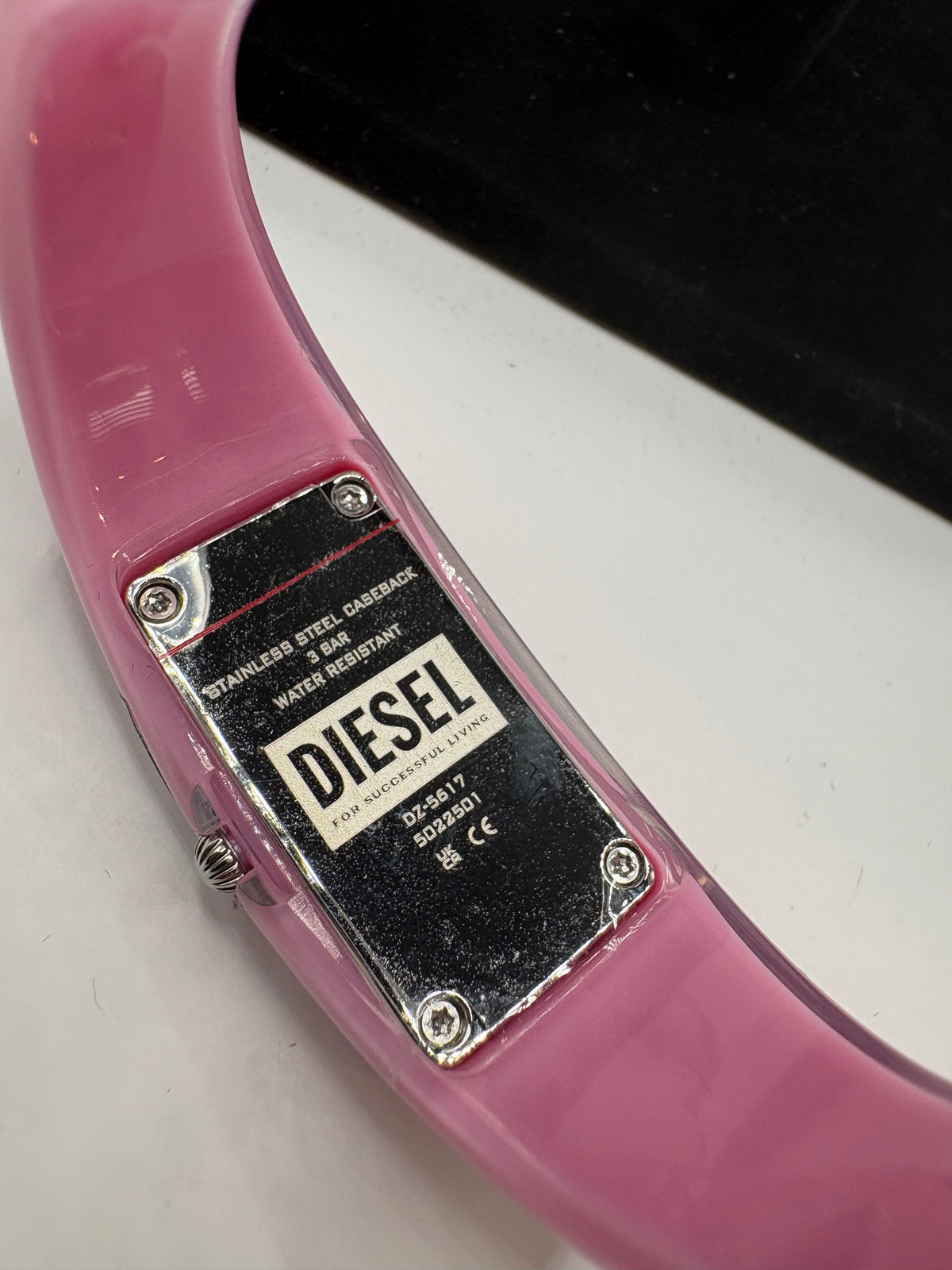 Diesel Wonder-D Quartz Pink Dial Ladies Watch - New