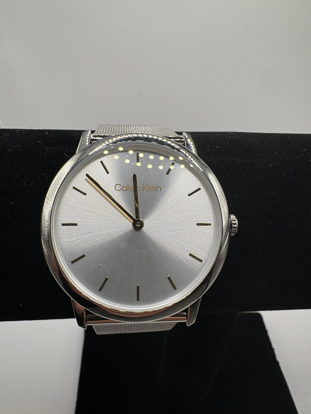 Calvin Klein Exceptional 25300001 Silver Mesh Watch