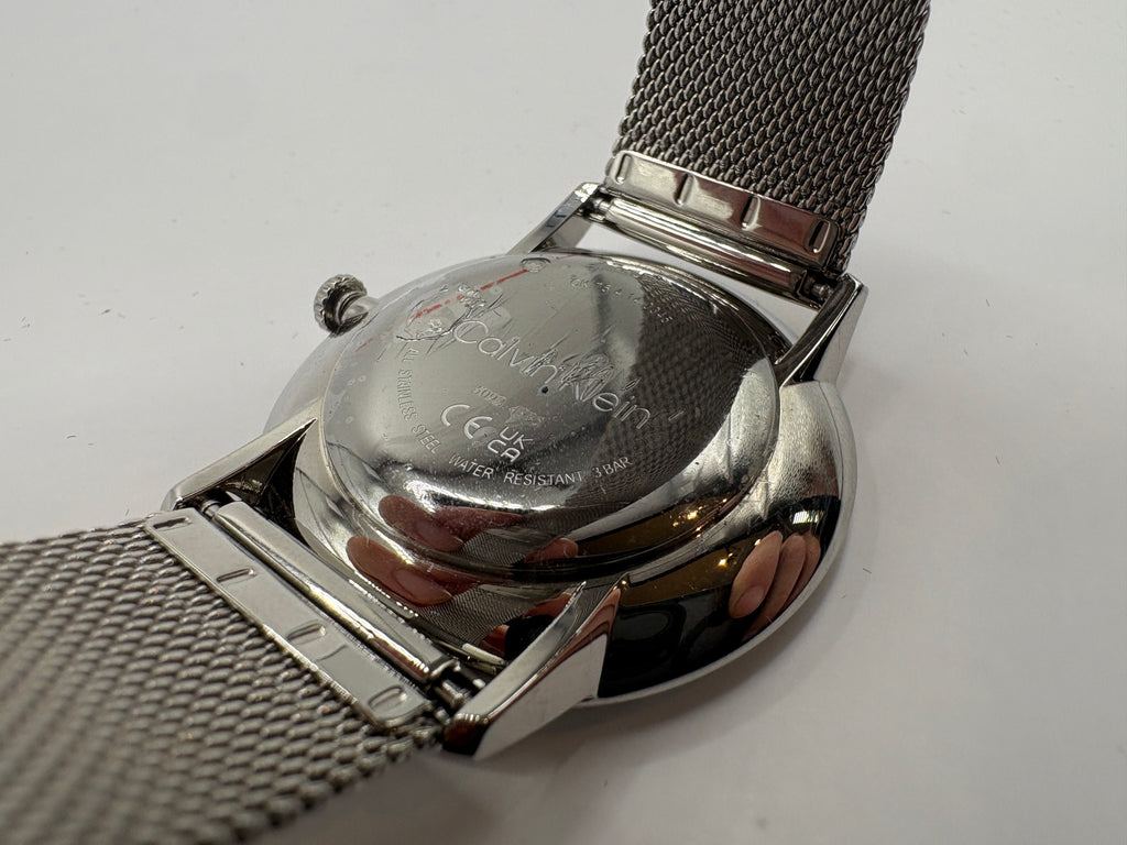 Calvin Klein Exceptional 25300001 Silver Mesh Watch