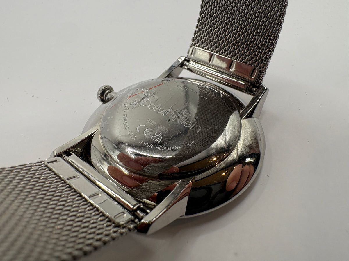 Calvin Klein Exceptional 25300001 Silver Mesh Watch