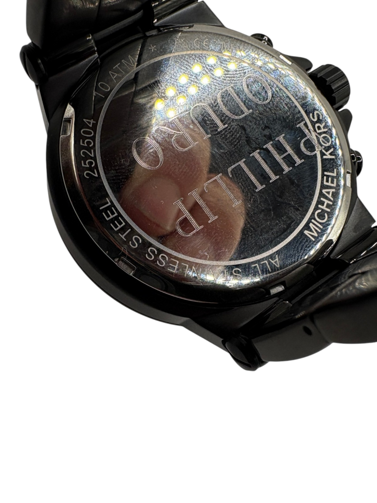 Michael Kors Modern-Outsized All-Black Chronograph Men's Watch (MK8184)