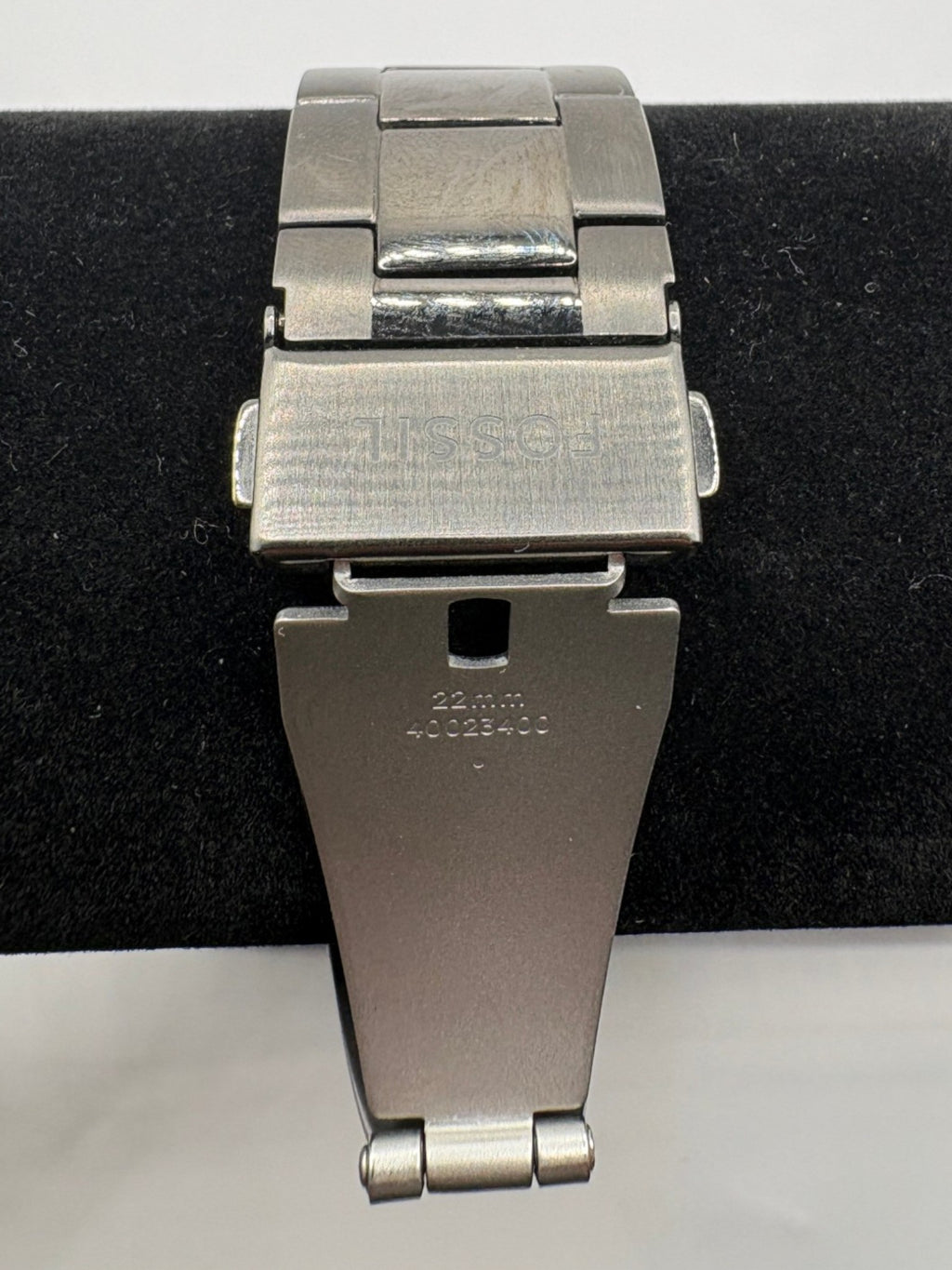 Fossil Neutra Chronograph Gunmetal & Blue Dial Watch (FS5454)