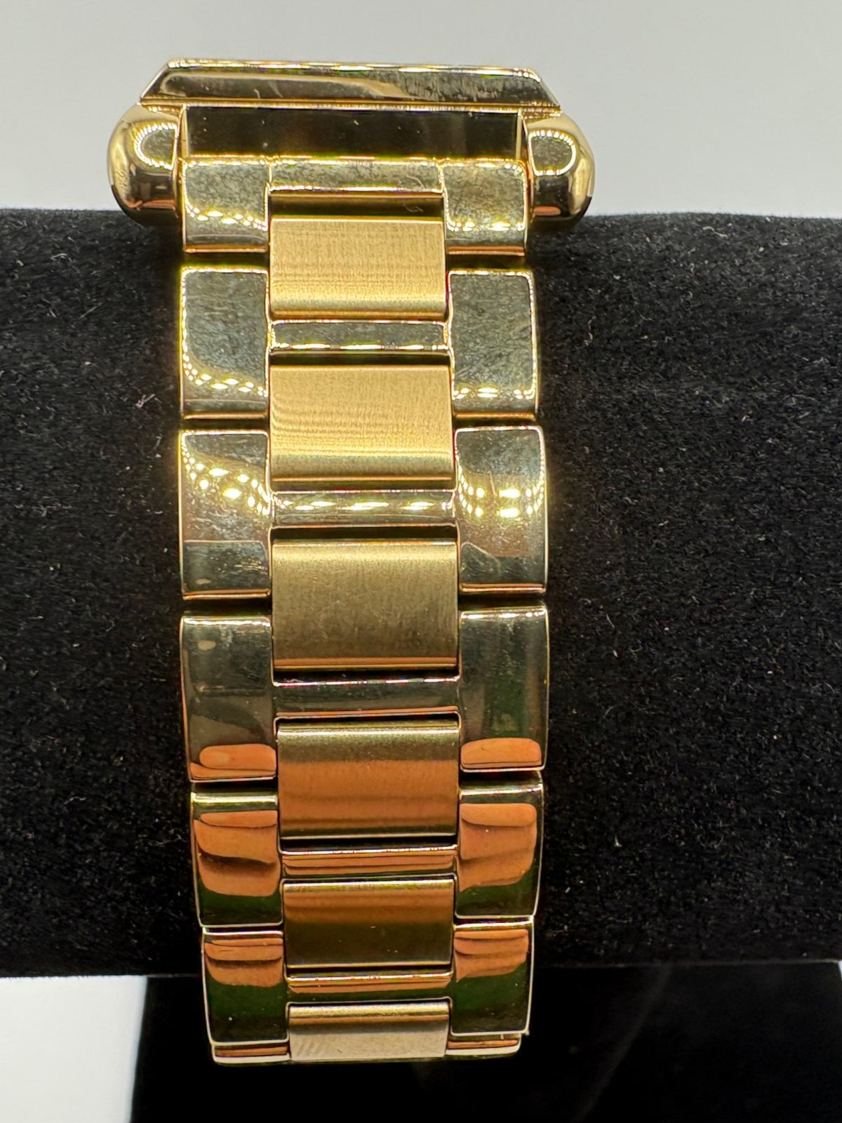 Michael Kors Rectangle Dress Watch Womens Gold Roman Numeral