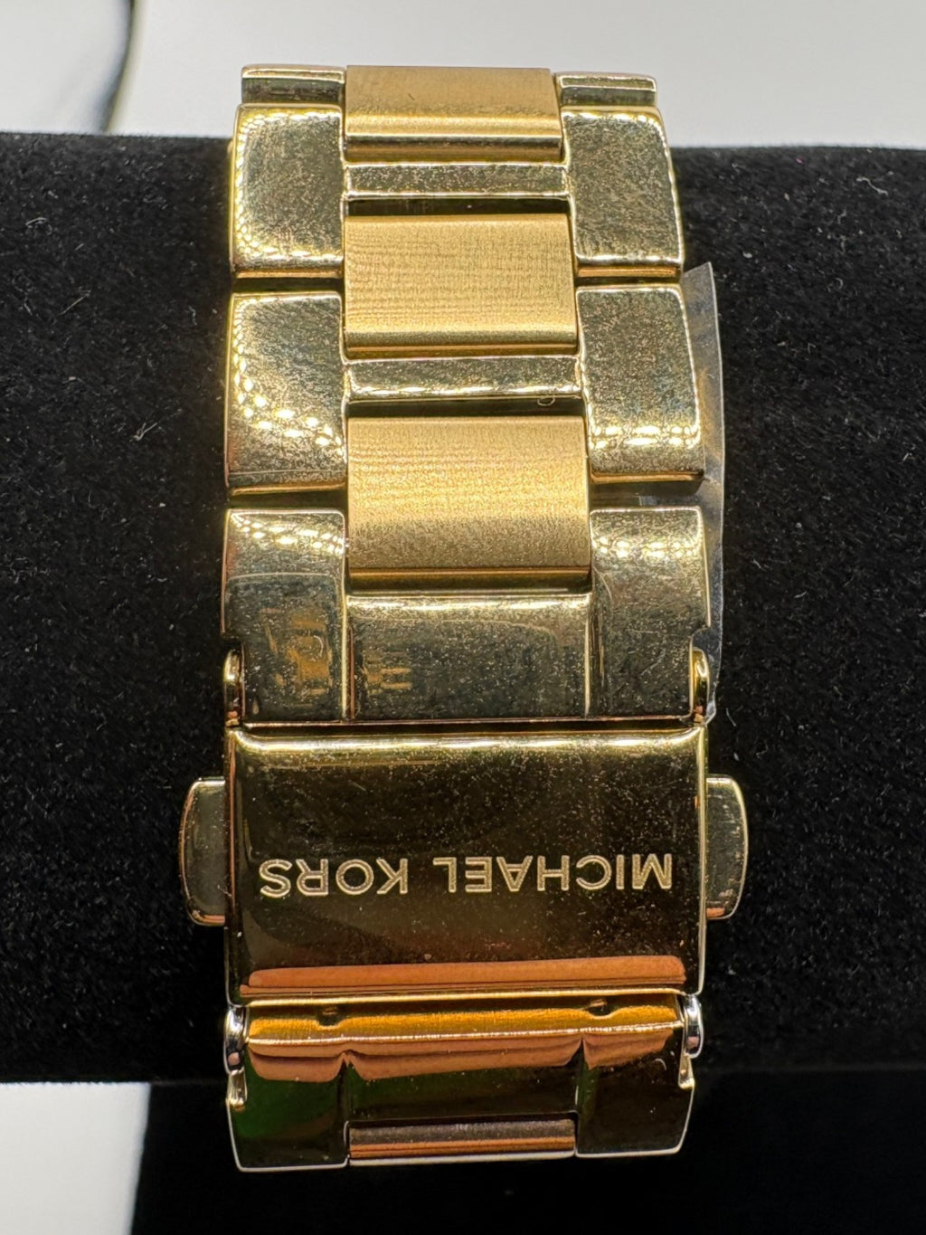 Michael Kors Rectangle Dress Watch Womens Gold Roman Numeral