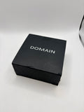 Domain curb chain bracelet silver-tone jewelry box