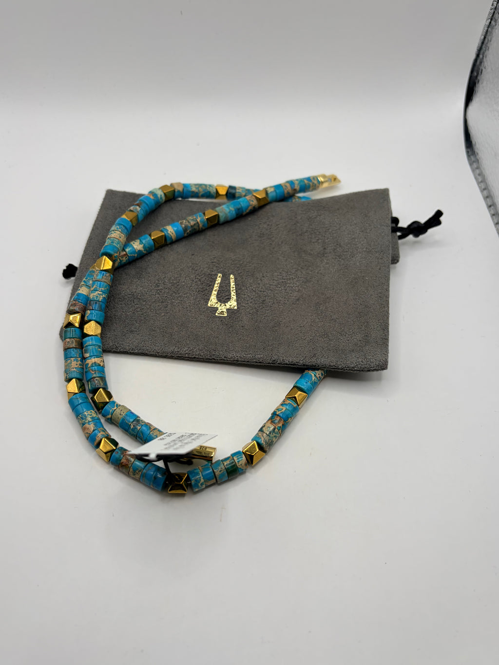 Bulova Marine Star Turquoise Necklace - NIB