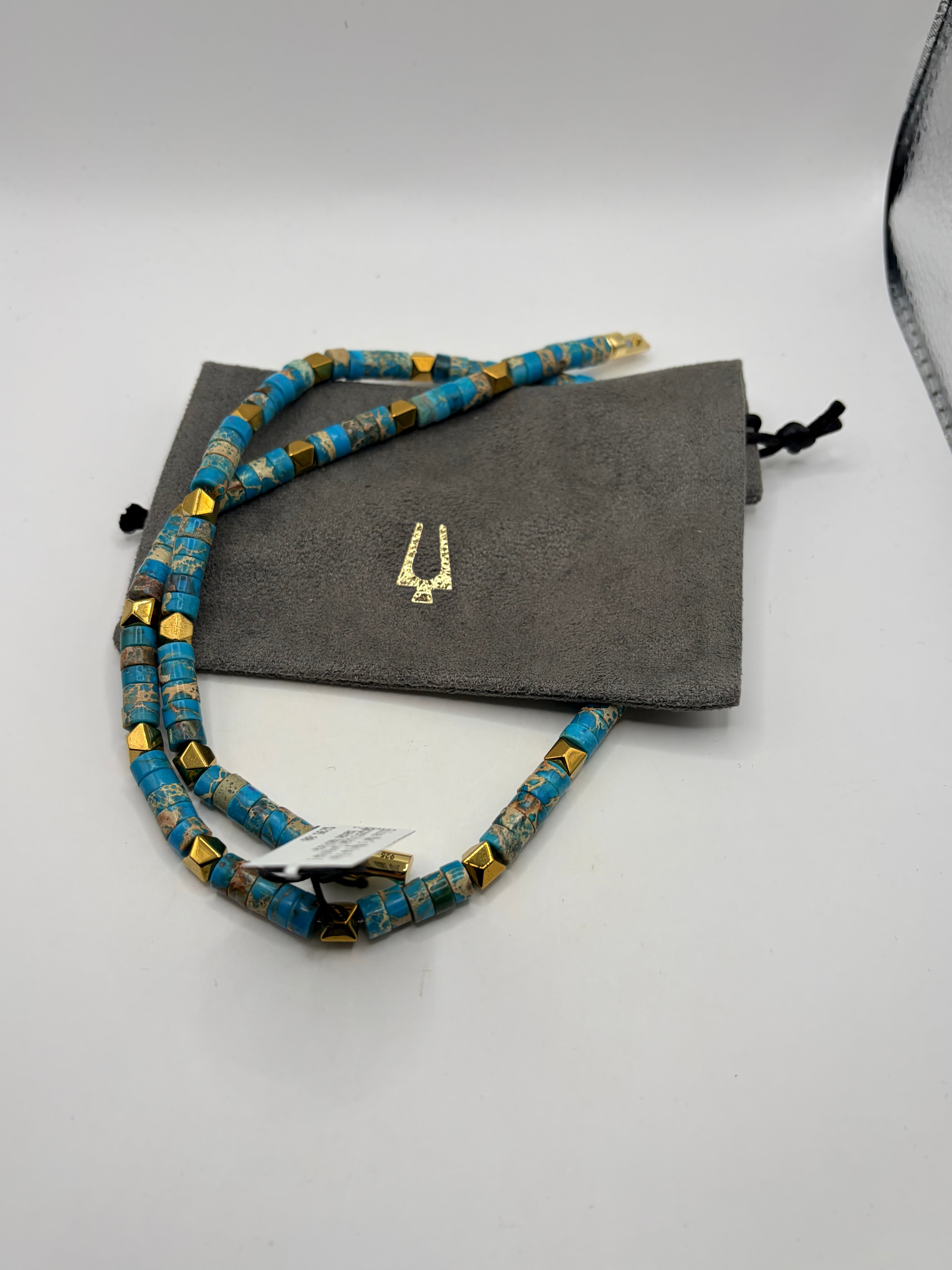 Bulova Marine Star Turquoise Necklace - NIB