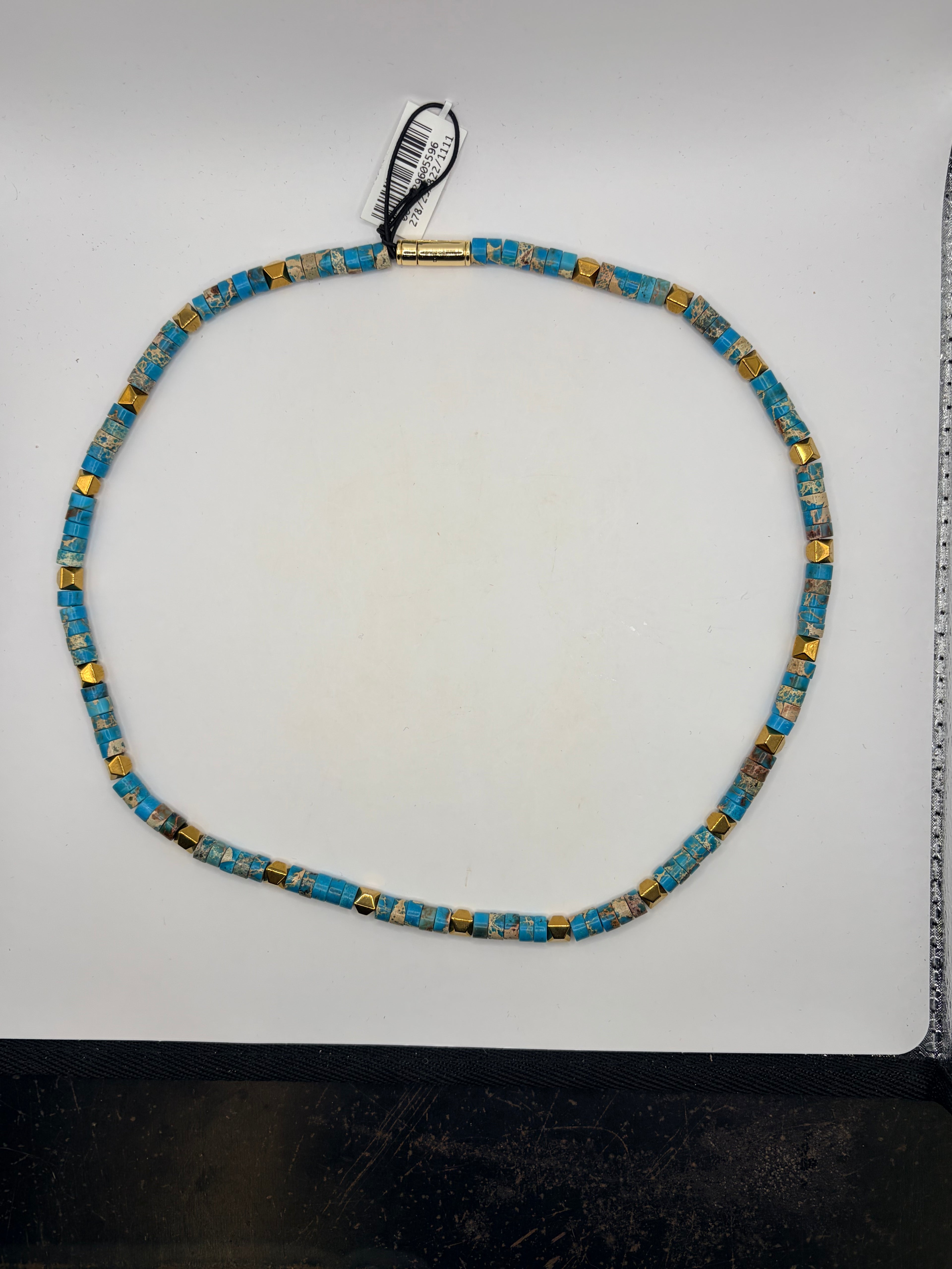 Bulova Marine Star Turquoise Necklace - NIB