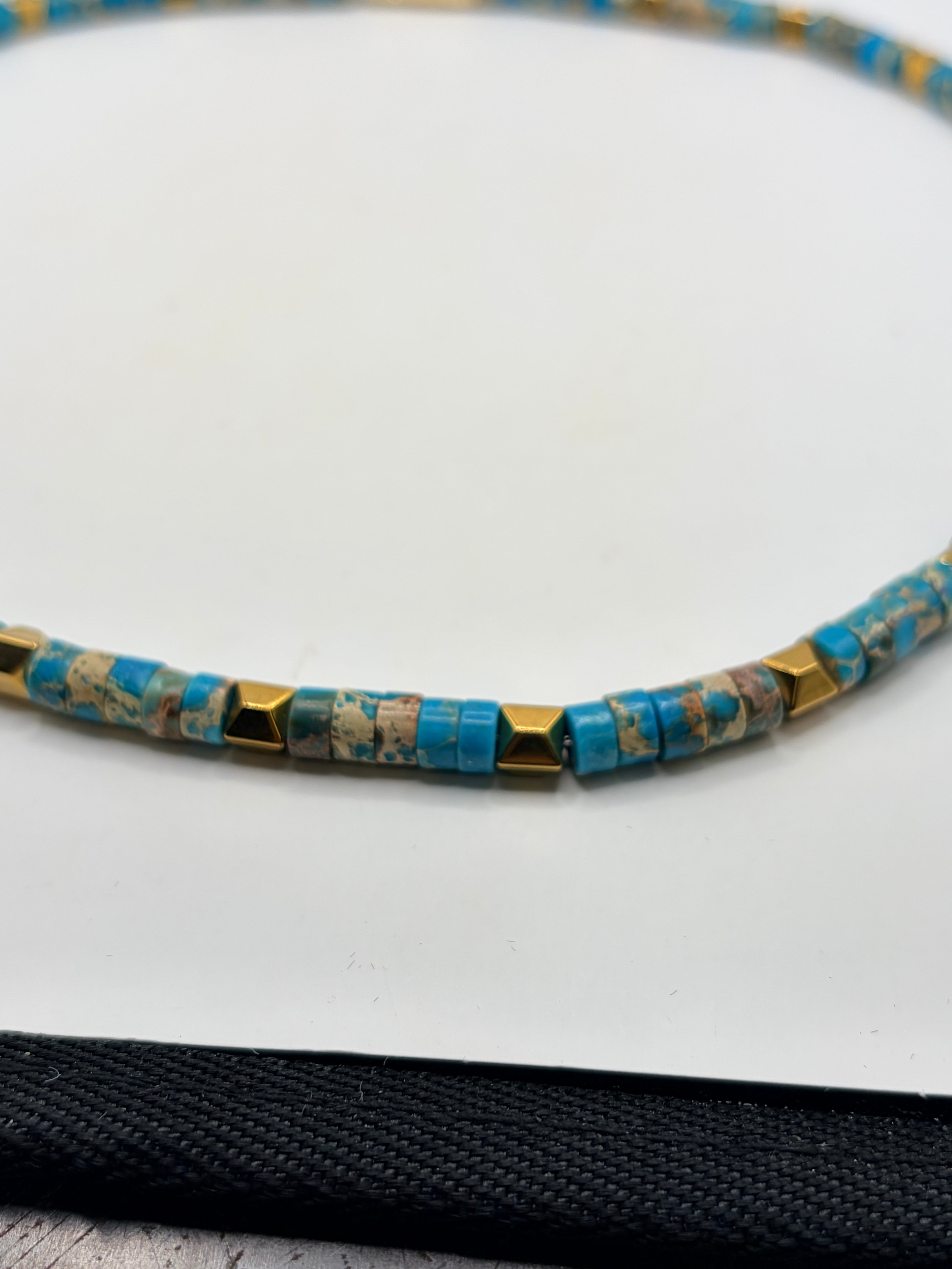 Bulova Marine Star Turquoise Necklace - NIB