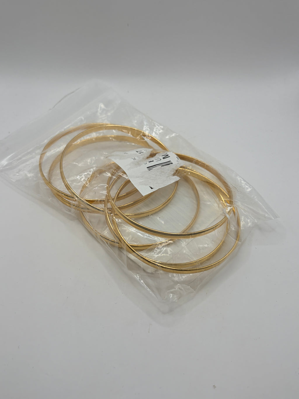 Bangle Bracelet Set of 7 Gold Tone Women's