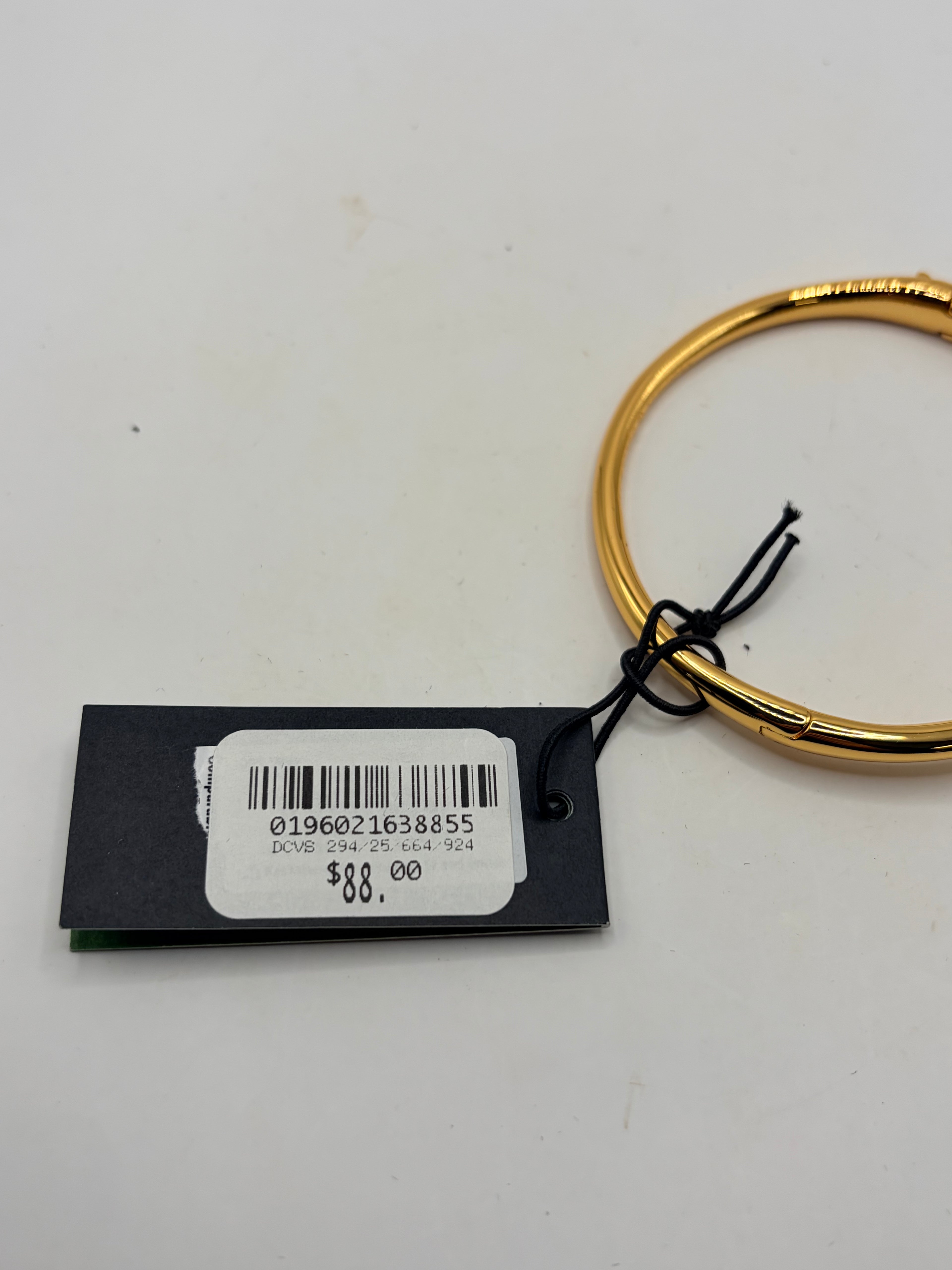 Kate Spade Gold Tone Bow Hinged Bangle Bracelet NWT - One Size / Gold / New with Tags
