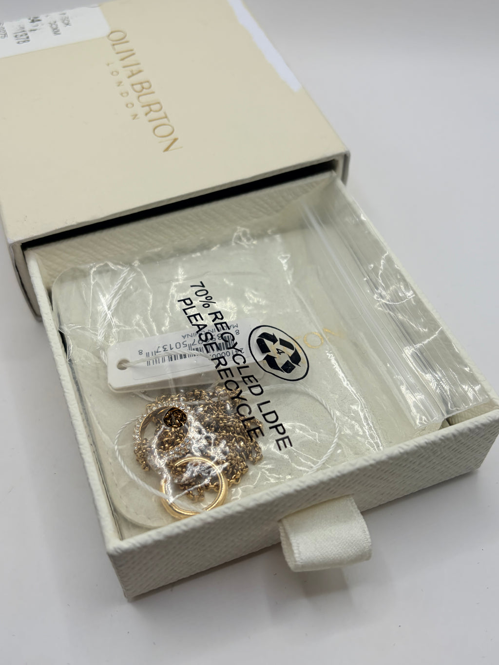 Olivia Burton London Classic Entwine Gold Necklace - NIB