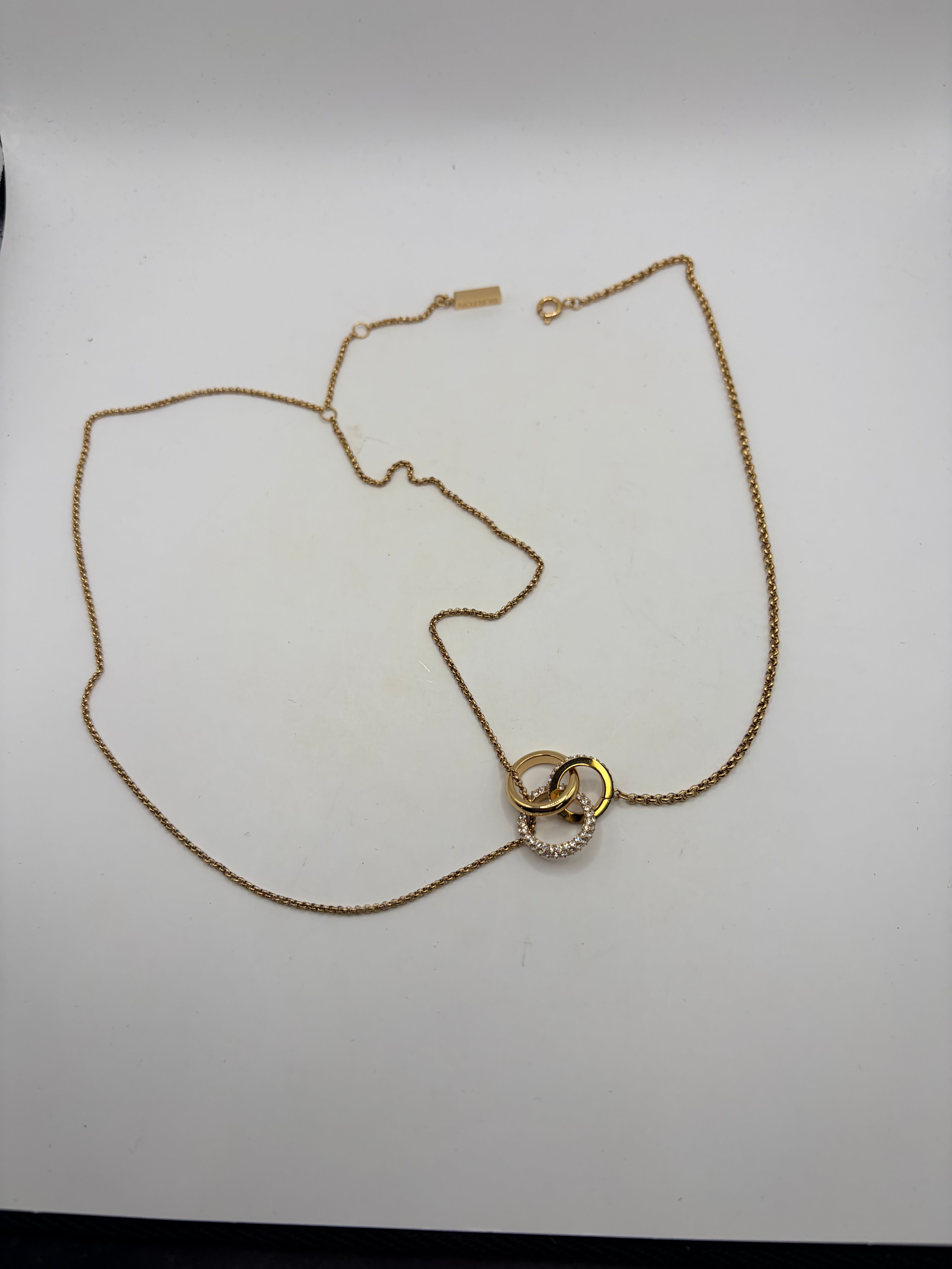 Olivia Burton London Classic Entwine Gold Necklace - NIB