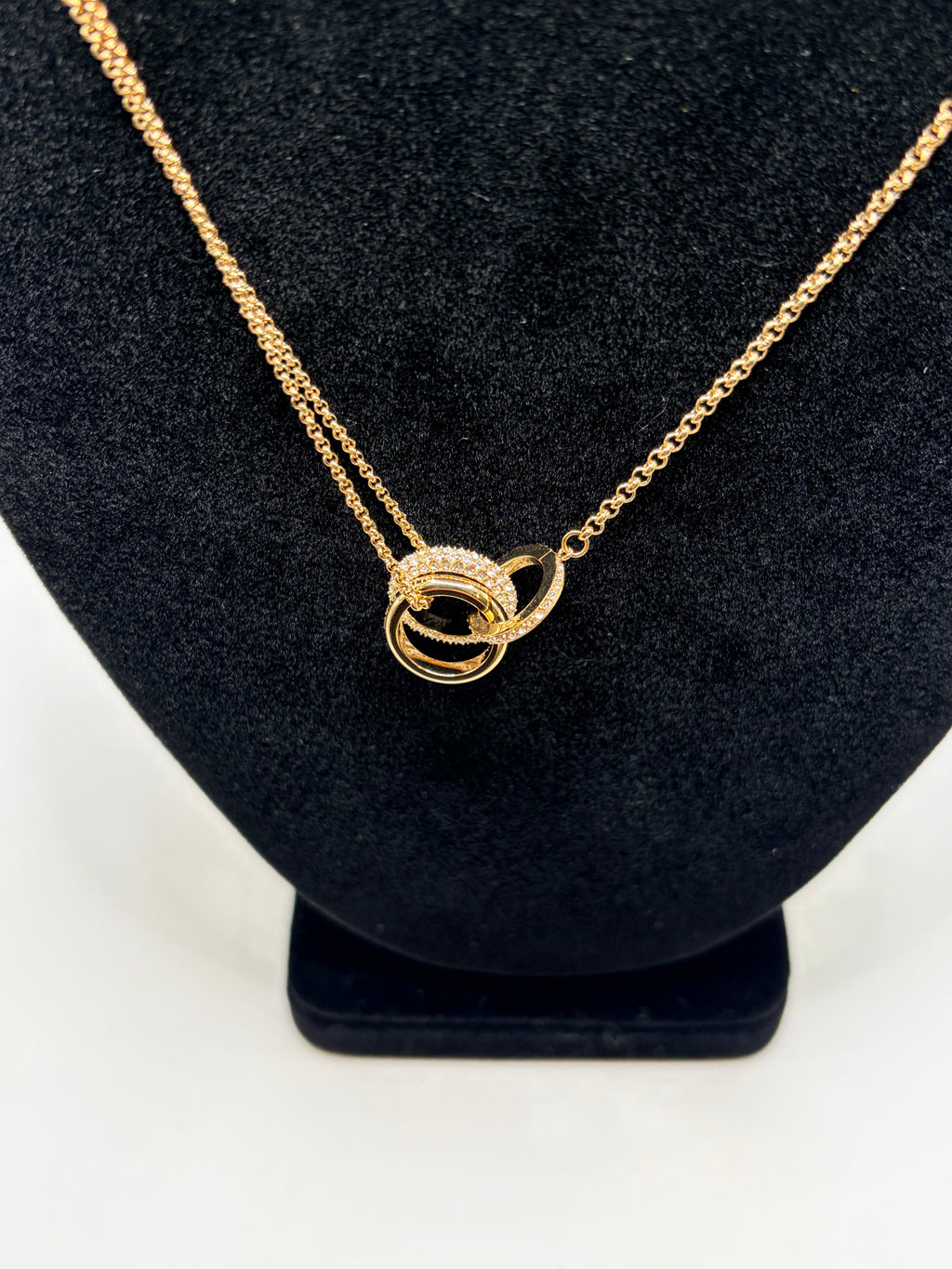 Olivia Burton London Classic Entwine Gold Necklace - NIB