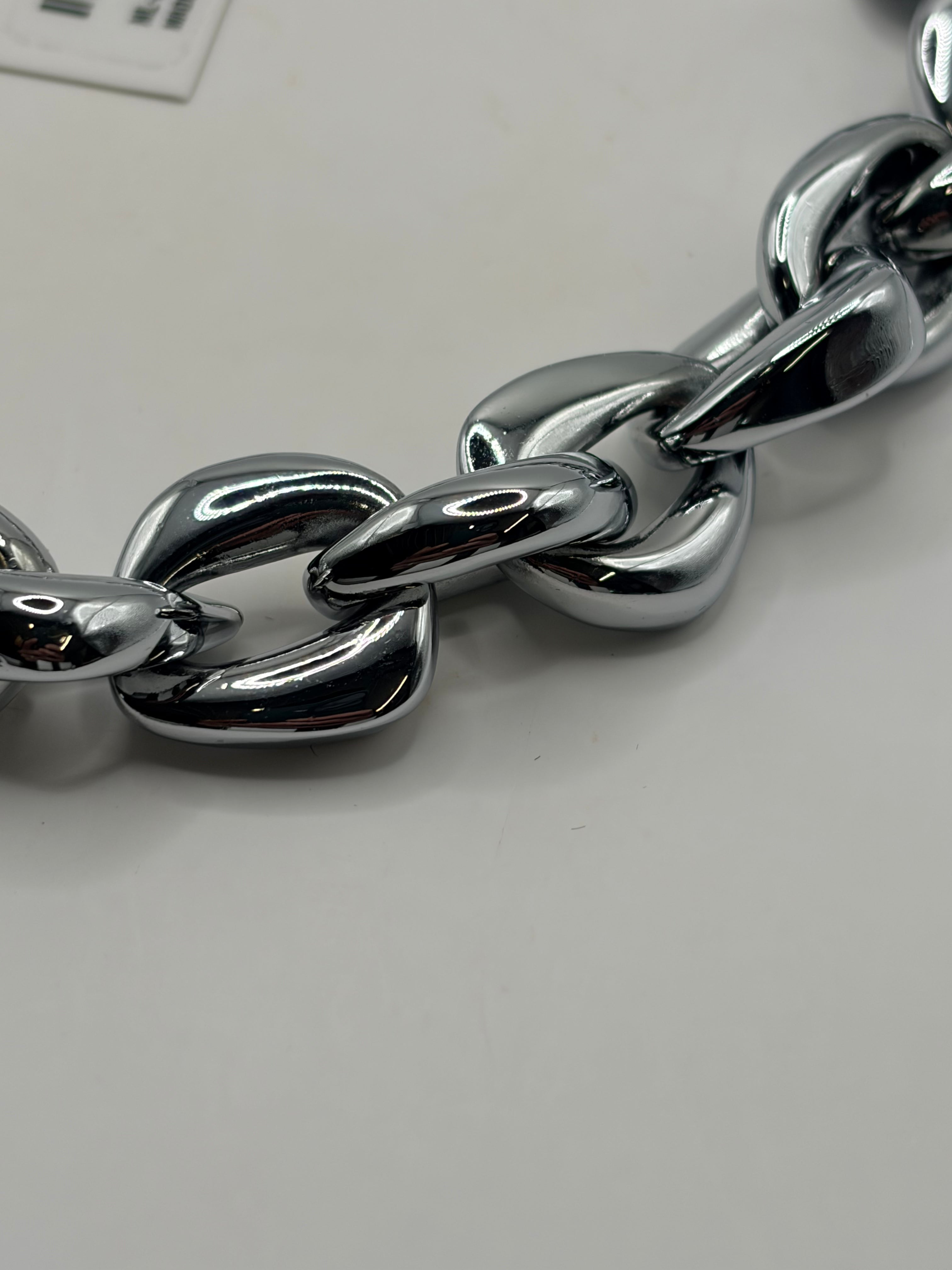 Calvin Klein 35000052 Chain Bracelet Silver Tone New With Tags Box