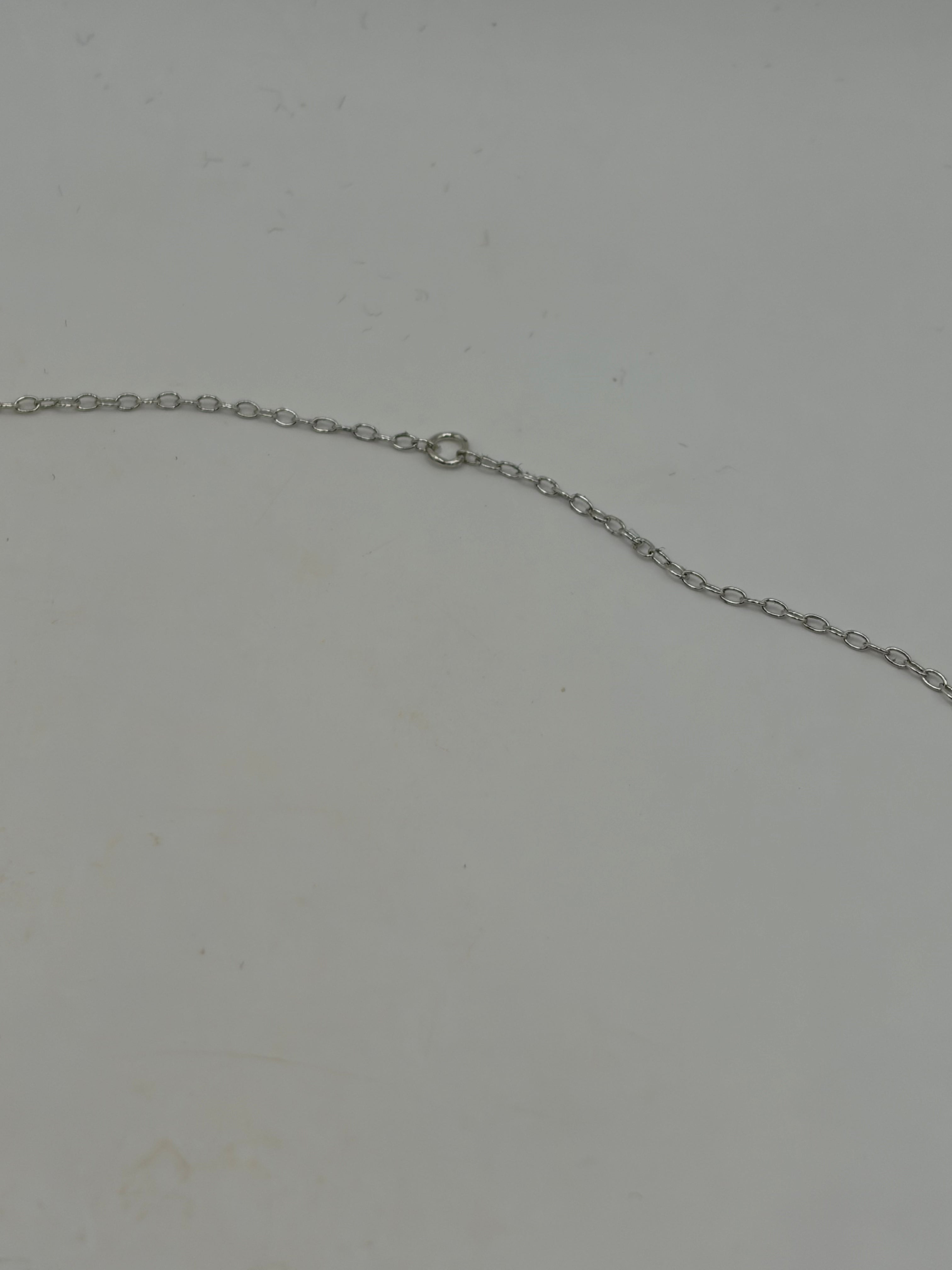 R.H. Macy & Co. Fine Jewelry Silver-Tone Pendant Necklace with Box Women's