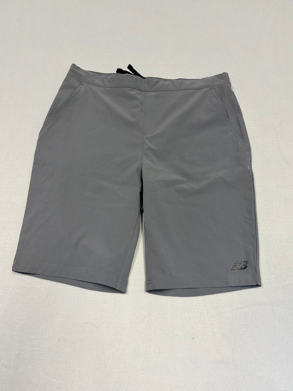 New Balance Men's Athletic Shorts XL Gray Reflective NB Logo