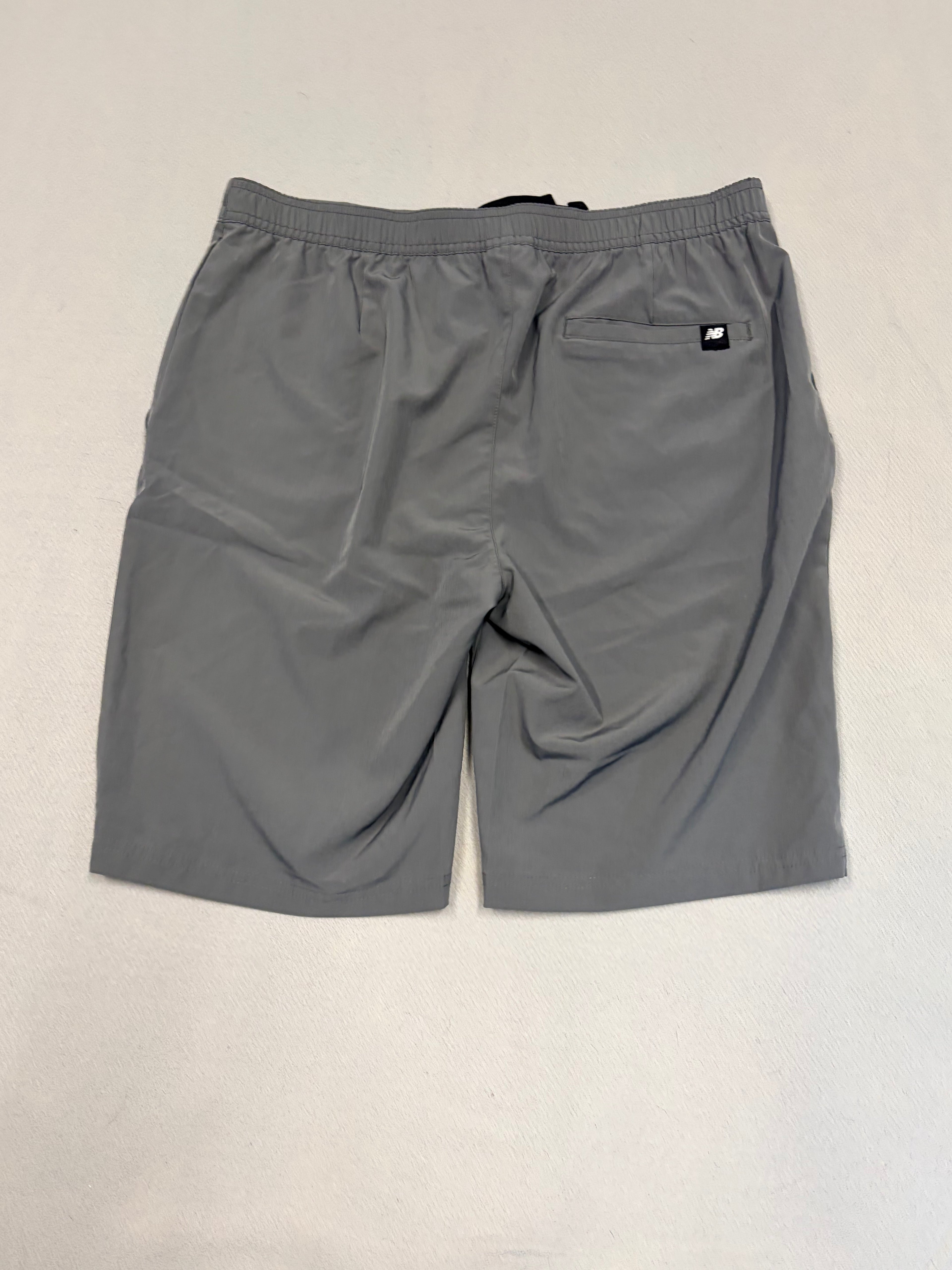 New Balance Men's Athletic Shorts XL Gray Reflective NB Logo
