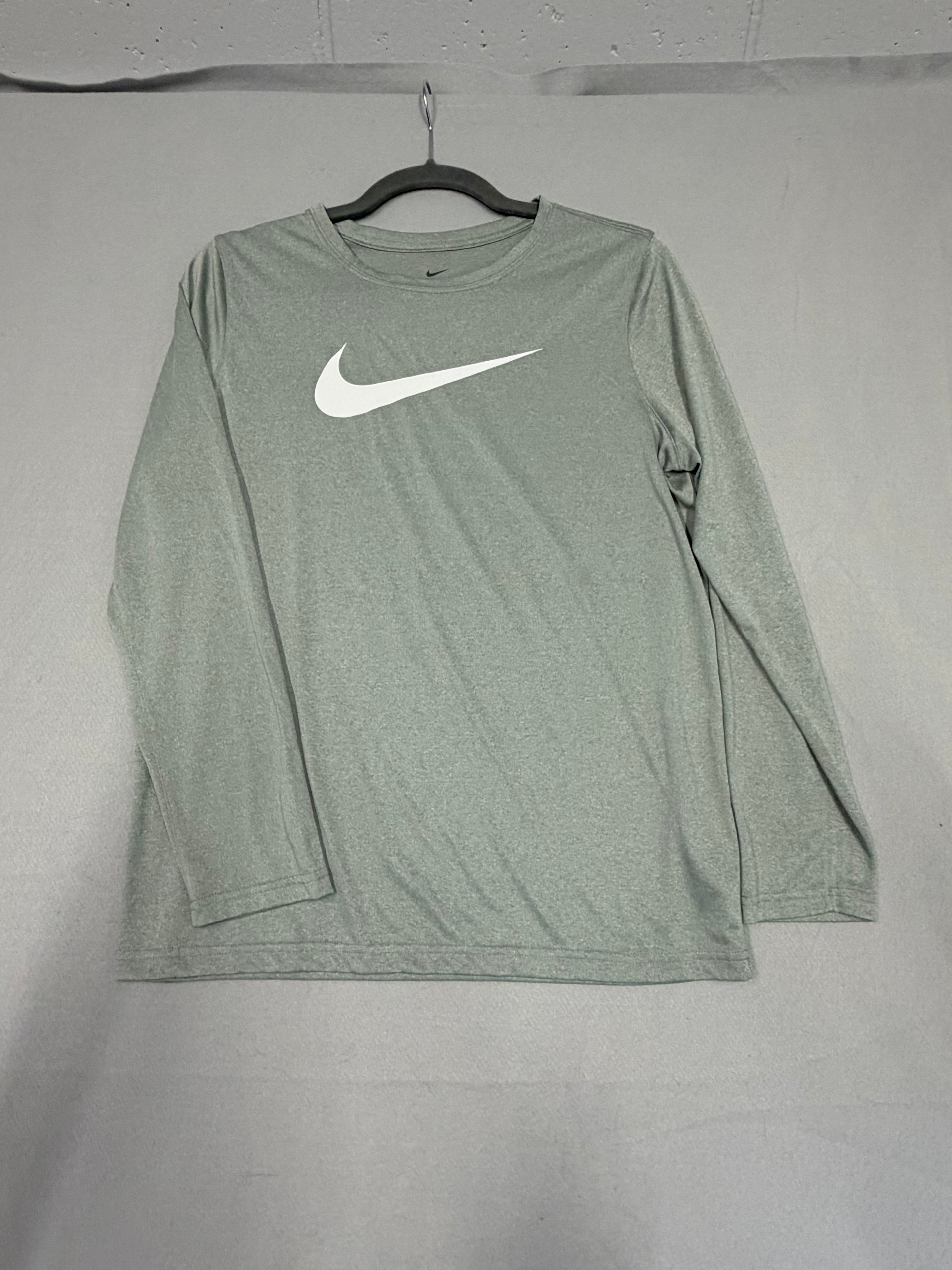 Nike Legend Dri-FIT Long-Sleeve T-Shirt XL Gray Heather