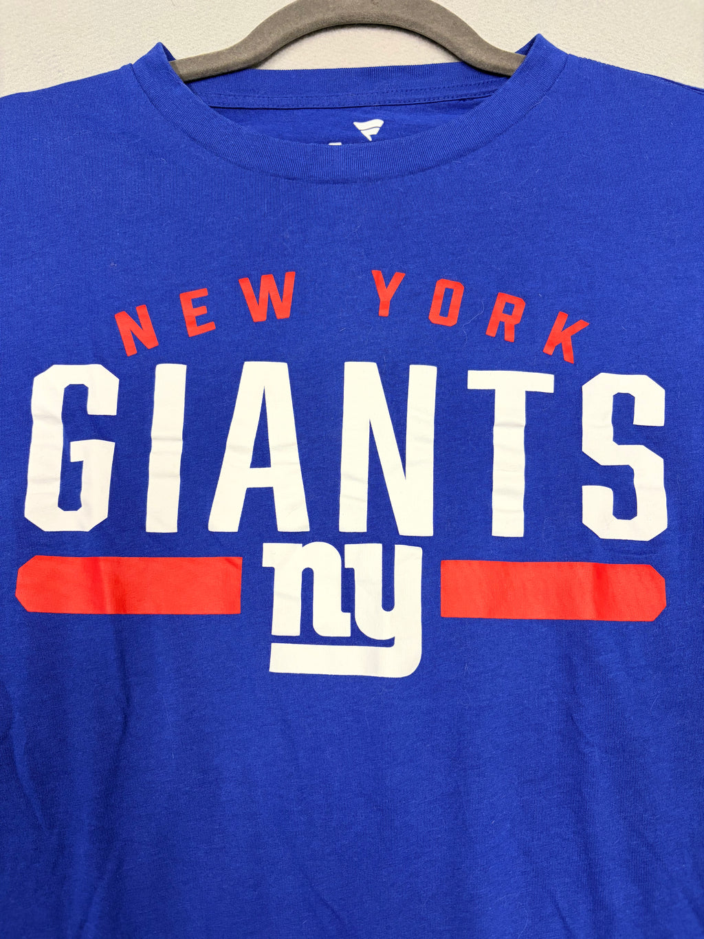 Fanatics New York Giants Graphic T-Shirt Royal Blue Short Sleeve