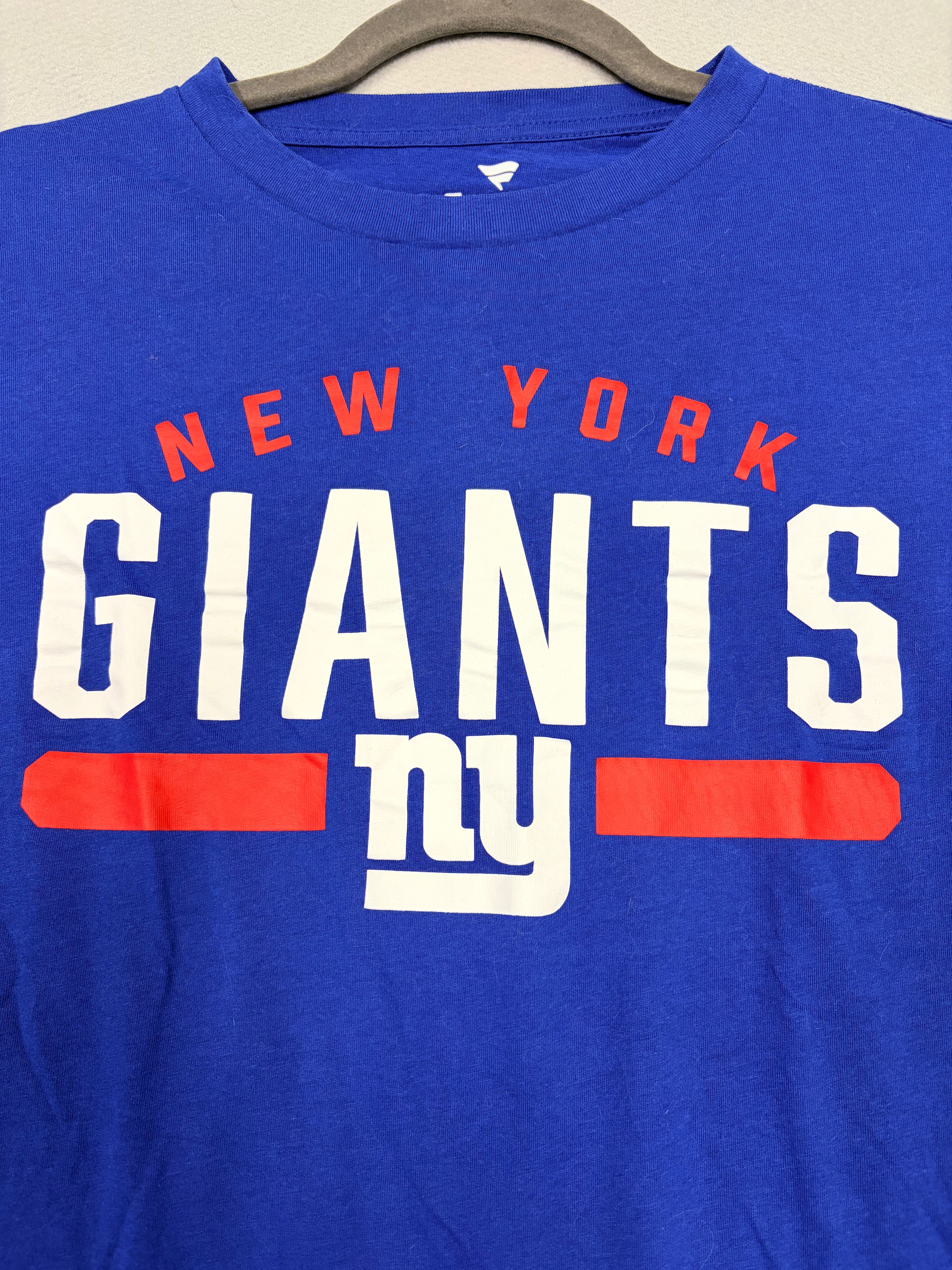 Fanatics New York Giants Graphic T-Shirt Royal Blue Short Sleeve