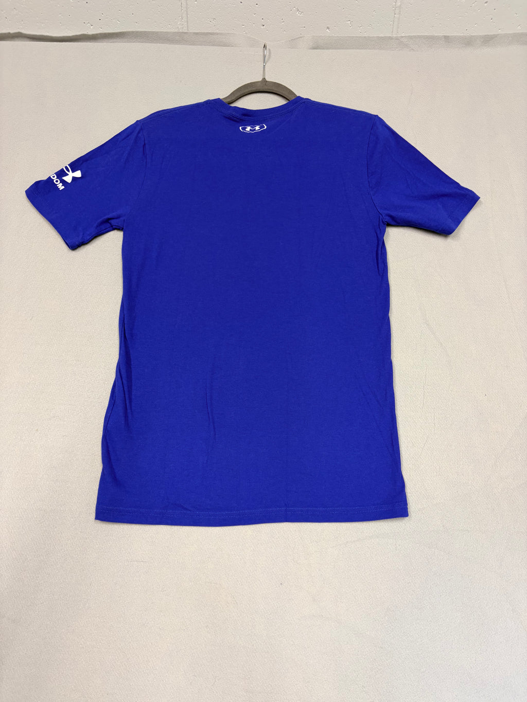 Under Armour Freedom Icon Baseball T-Shirt Royal Blue Small Loose