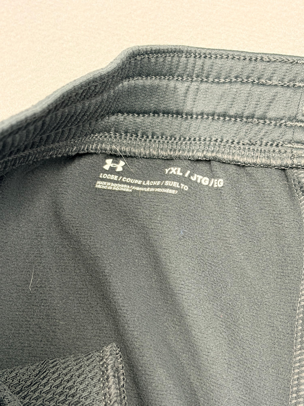 Under Armour Armour Fleece Joggers YXL Loose Black Joggers