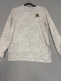 Ahead John Deere Casuals Light Gray Camo Crewneck Shirt Medium