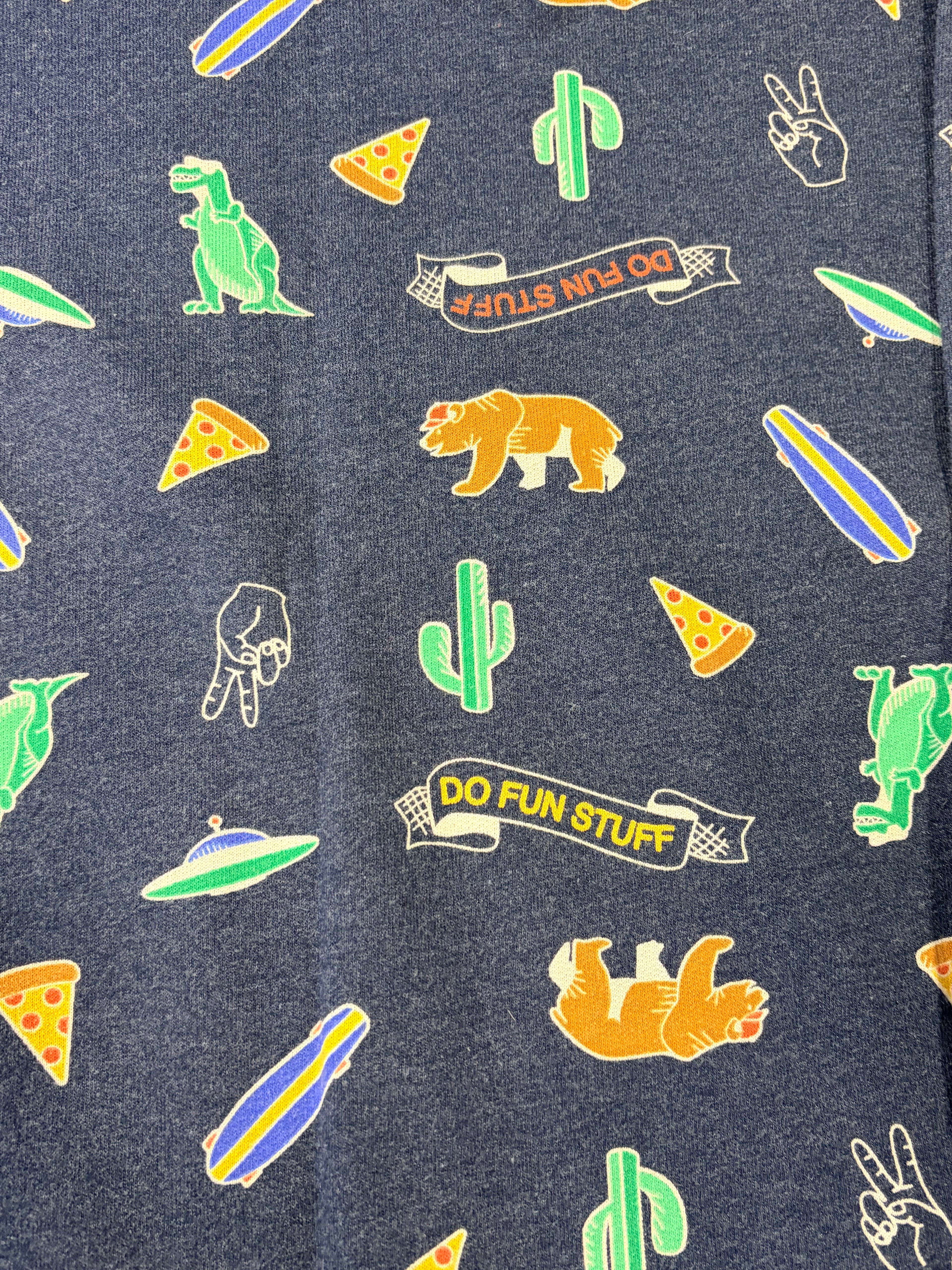 Crewcuts by J.Crew Do Fun Stuff Print Sweatshirt Size 16 Navy